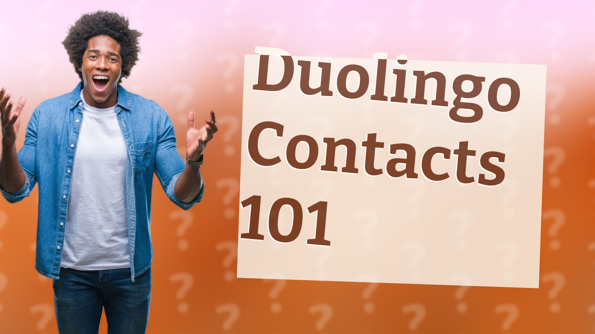 Duolingo Contacts 101
