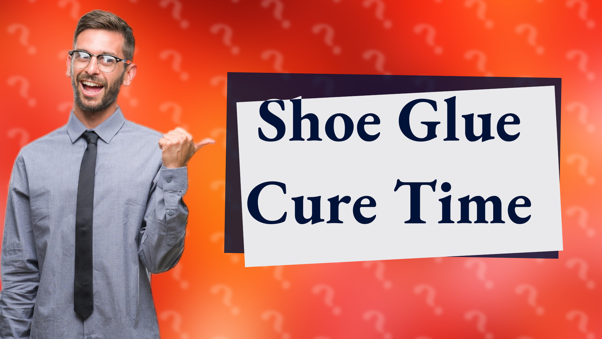 Shoe Glue Cure Time