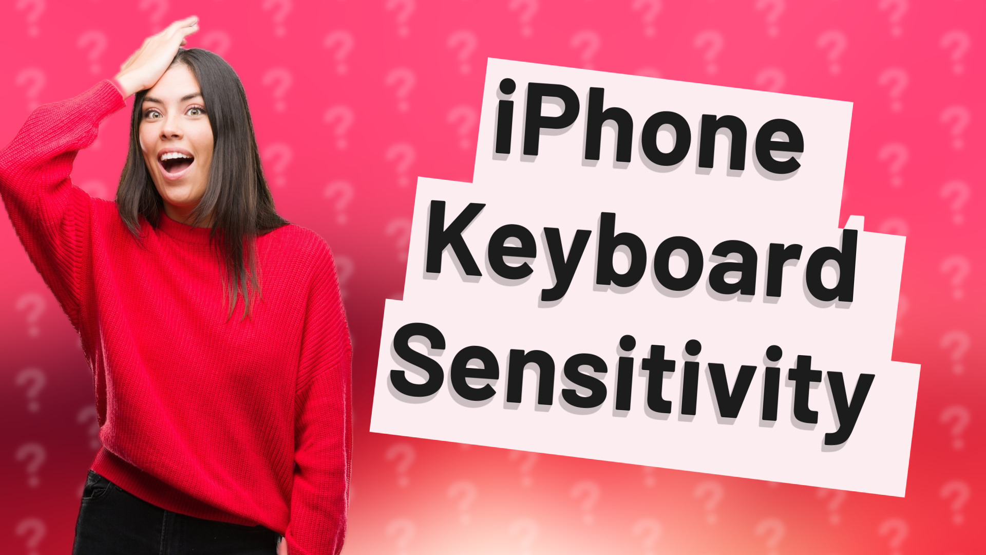iPhone Keyboard Sensitivity