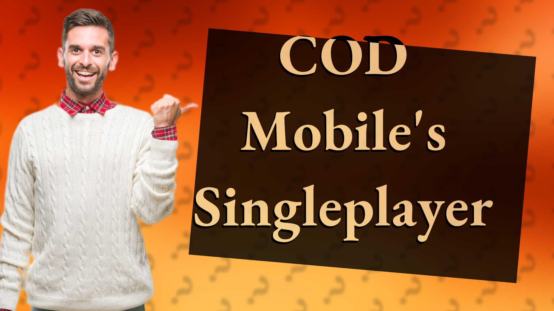 COD Mobile's Singleplayer