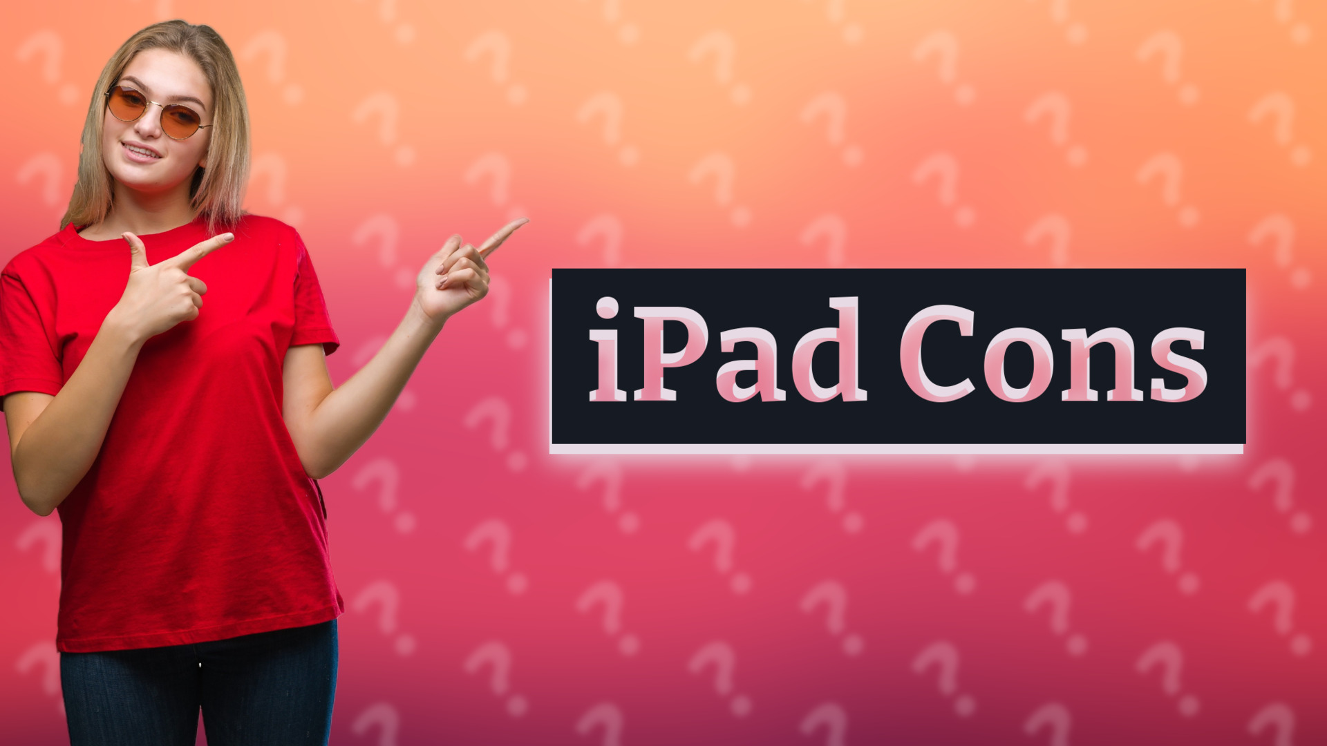 iPad Cons