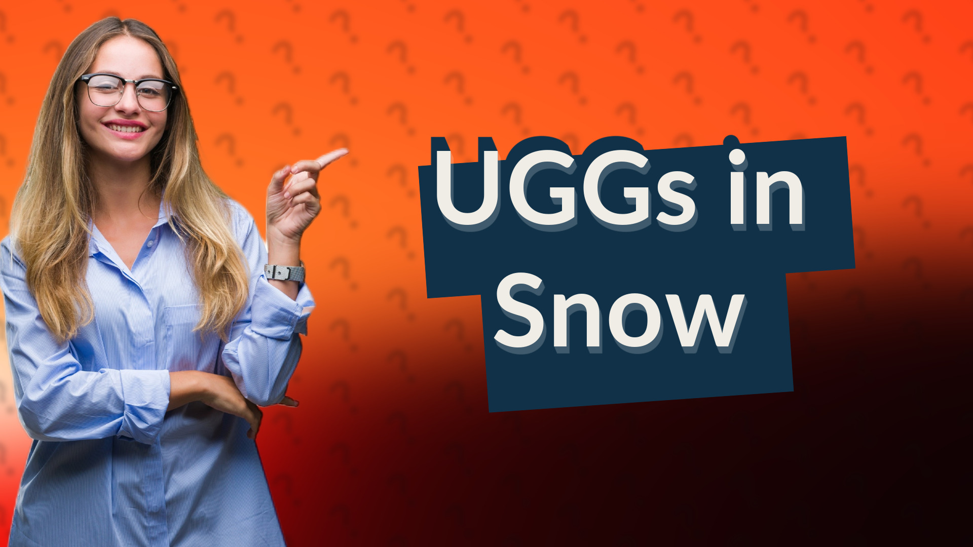 UGGs in Snow