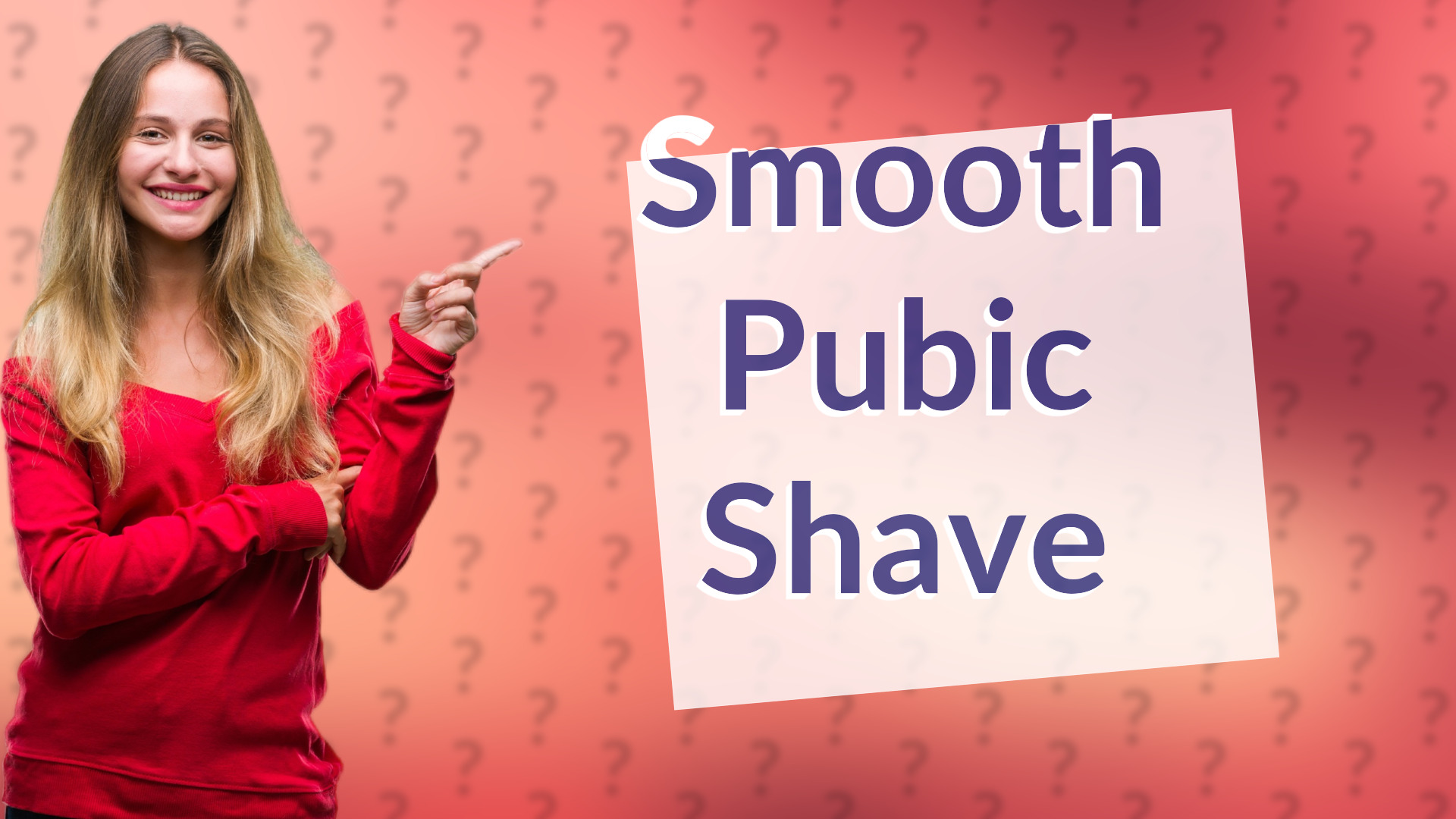 Smooth Pubic Shave