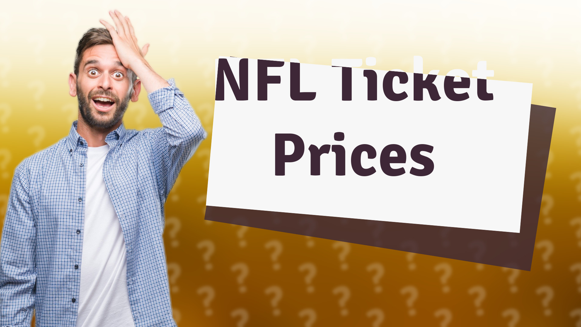 NFL Ticket Prices