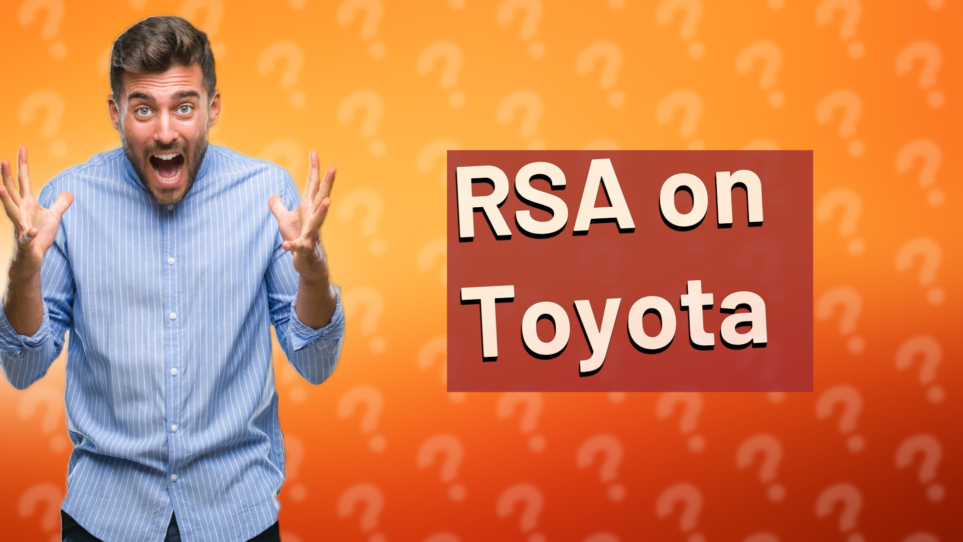 RSA on Toyota