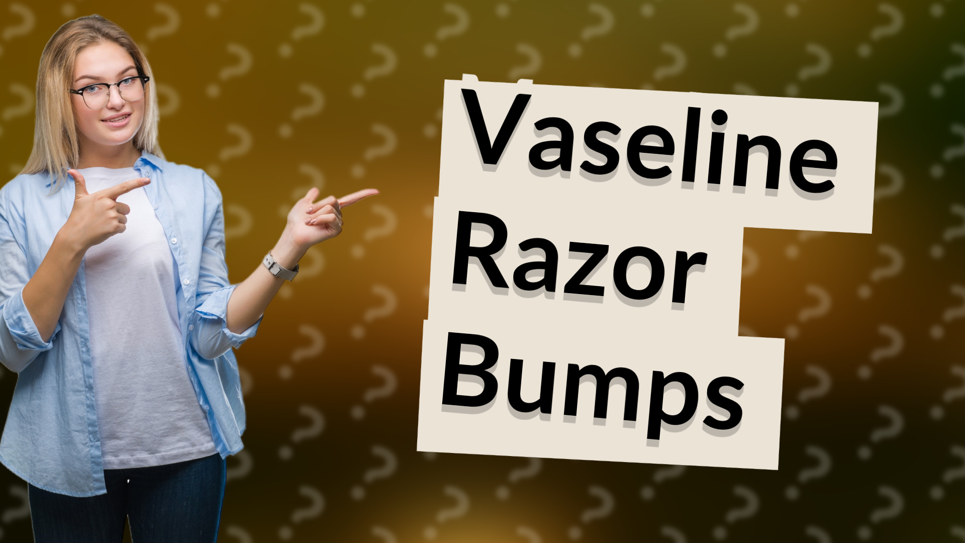 Vaseline Razor Bumps