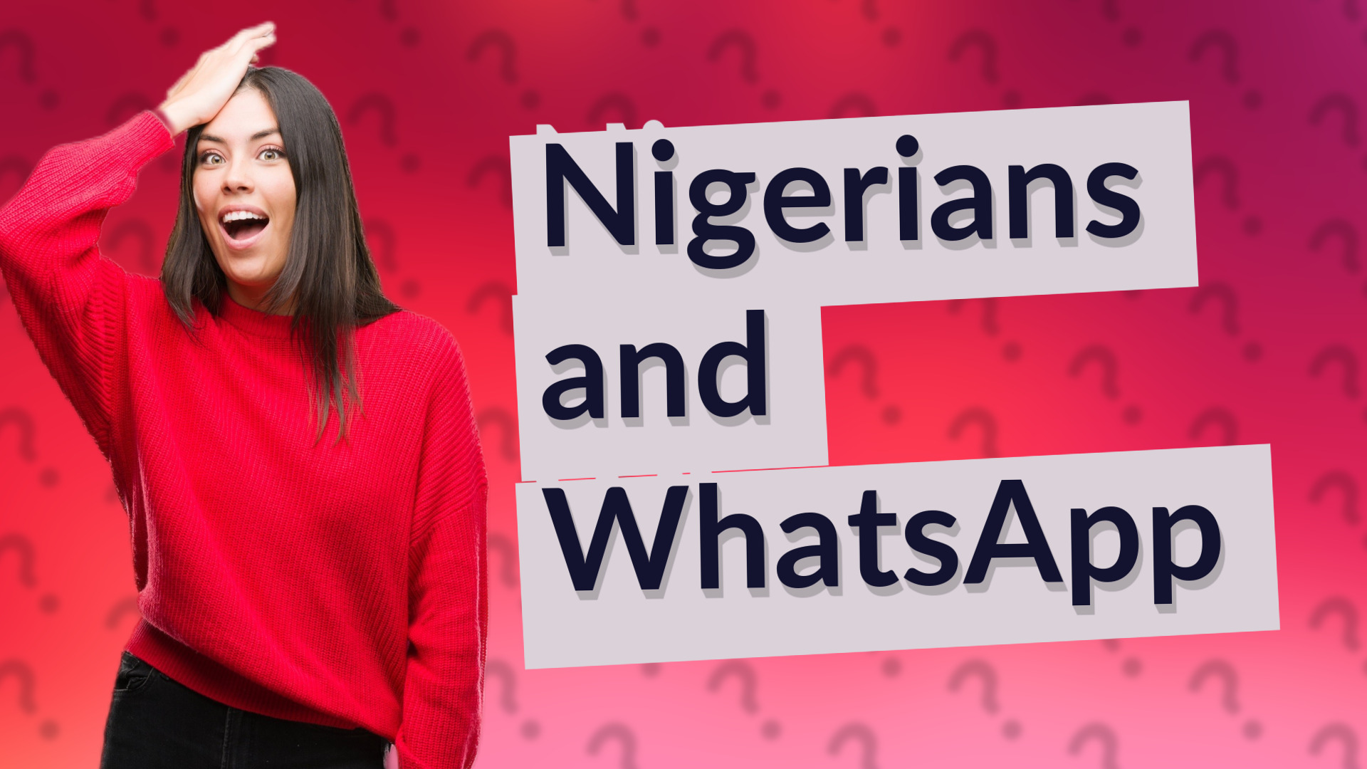 Nigerians and WhatsApp