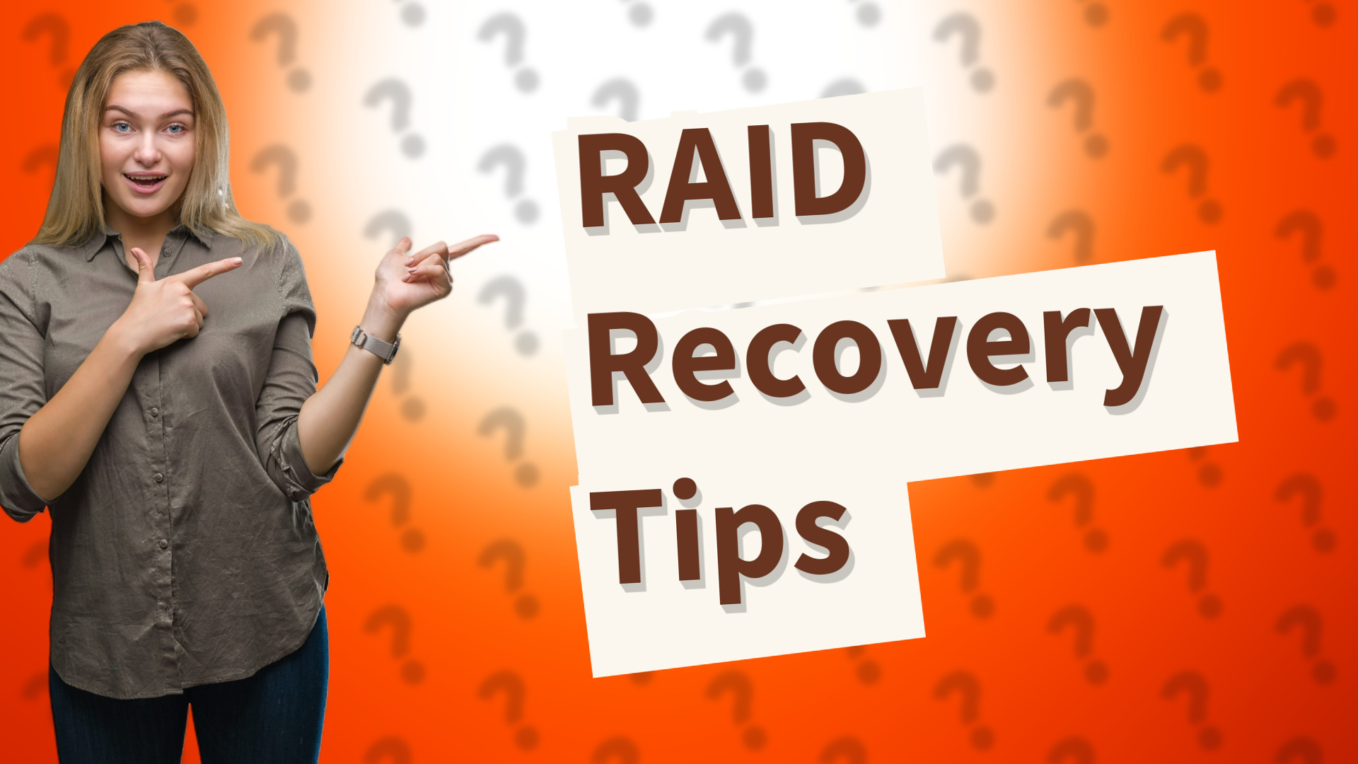 RAID Recovery Tips
