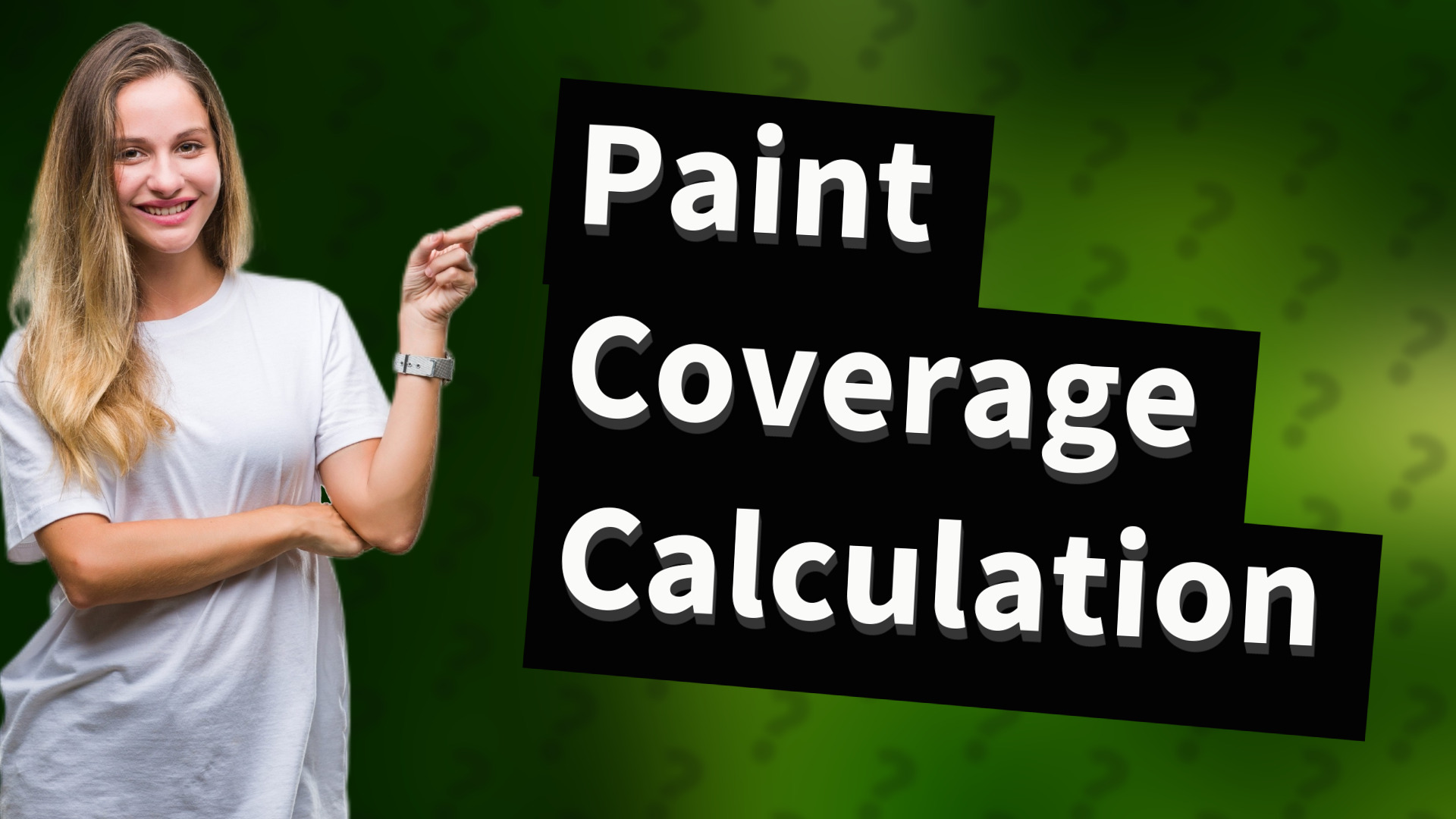 Paint Coverage Calculation