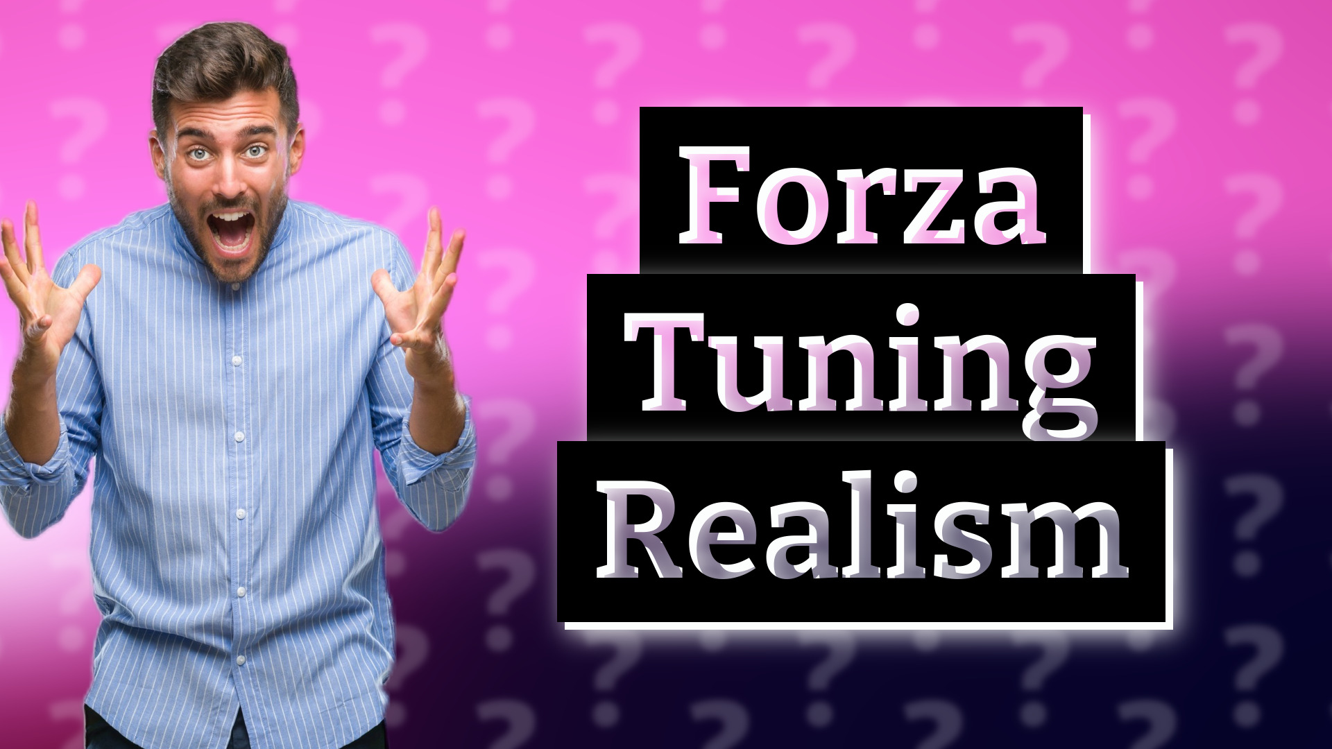 Forza Tuning Realism