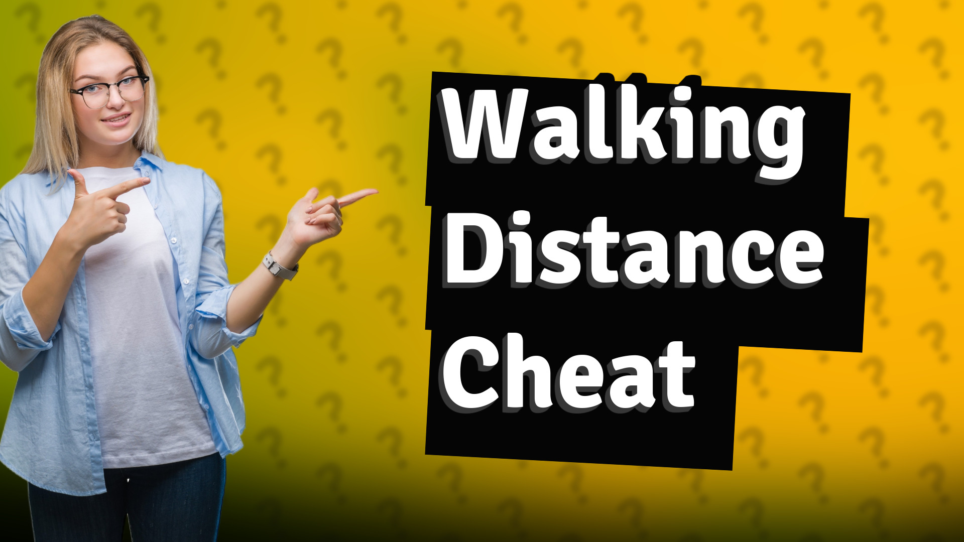 Walking Distance Cheat