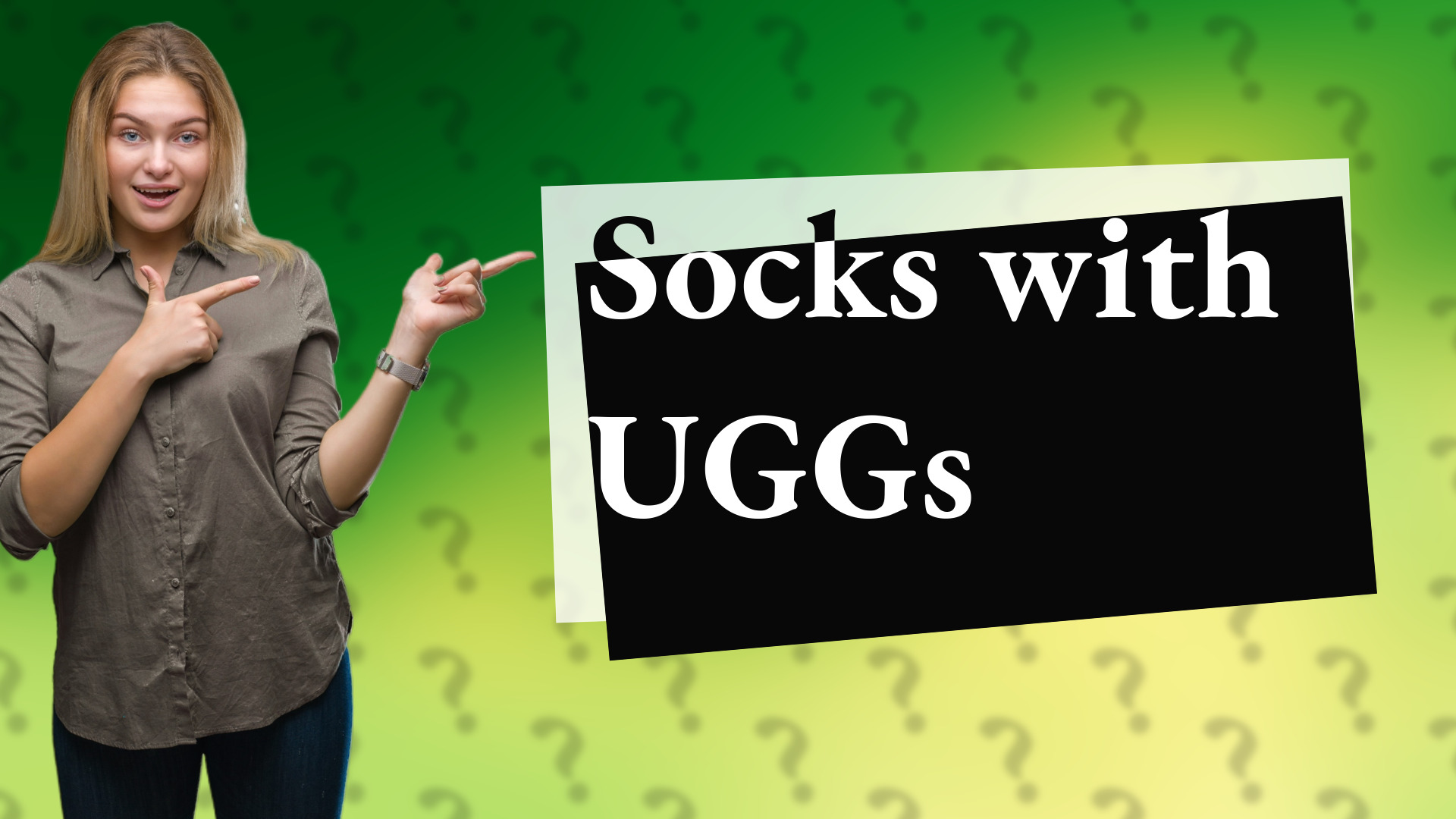 Socks with UGGs