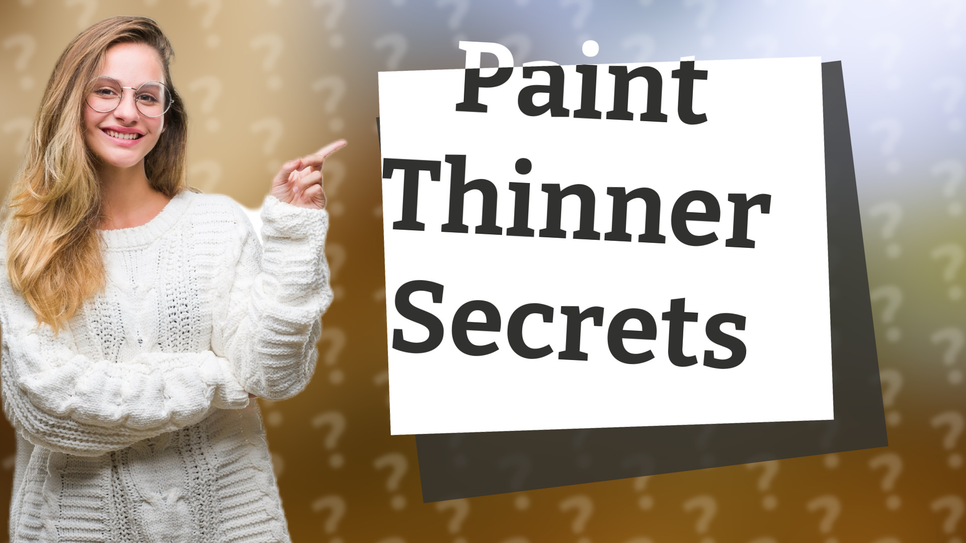 Paint Thinner Secrets