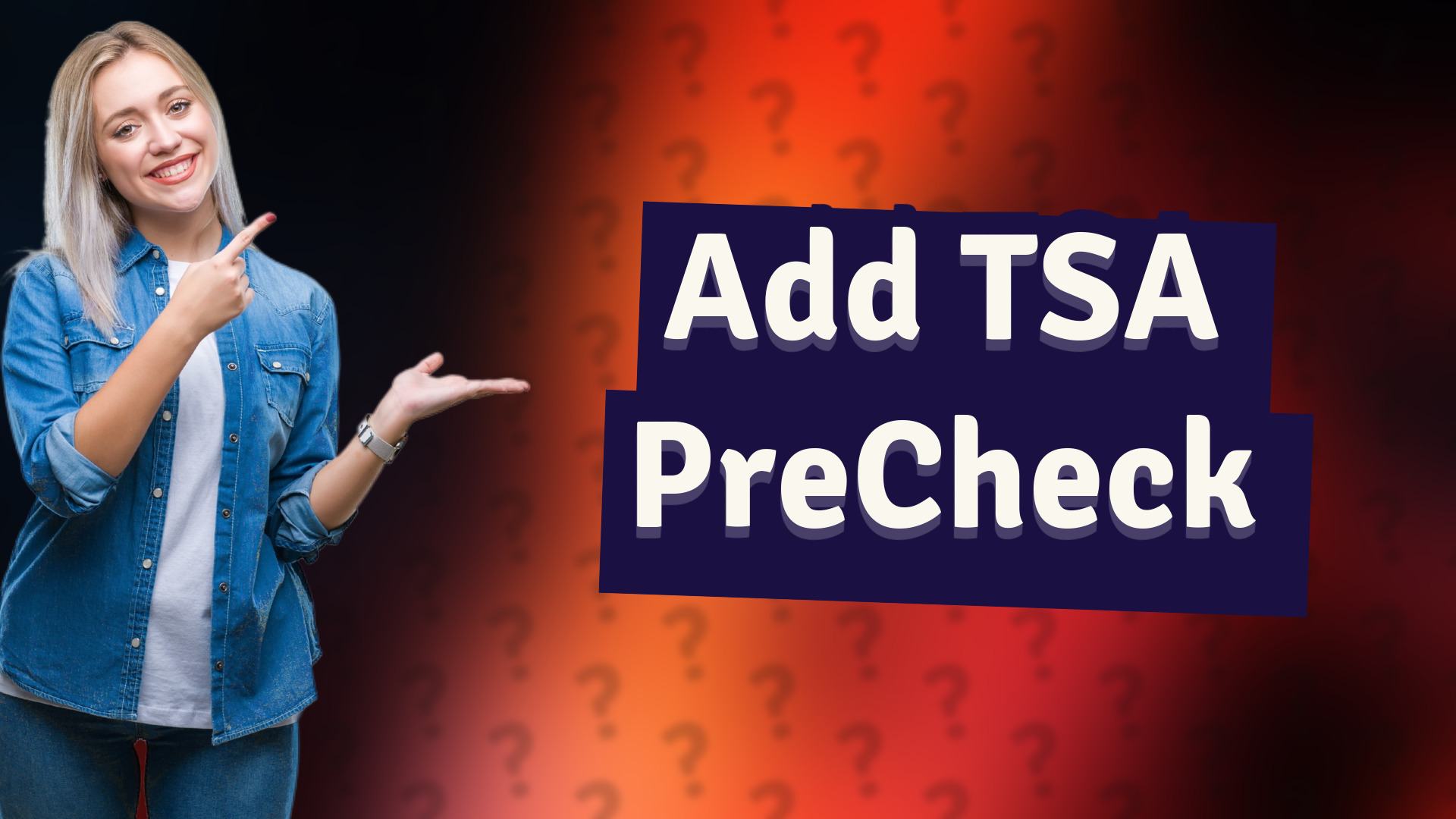 Add TSA PreCheck