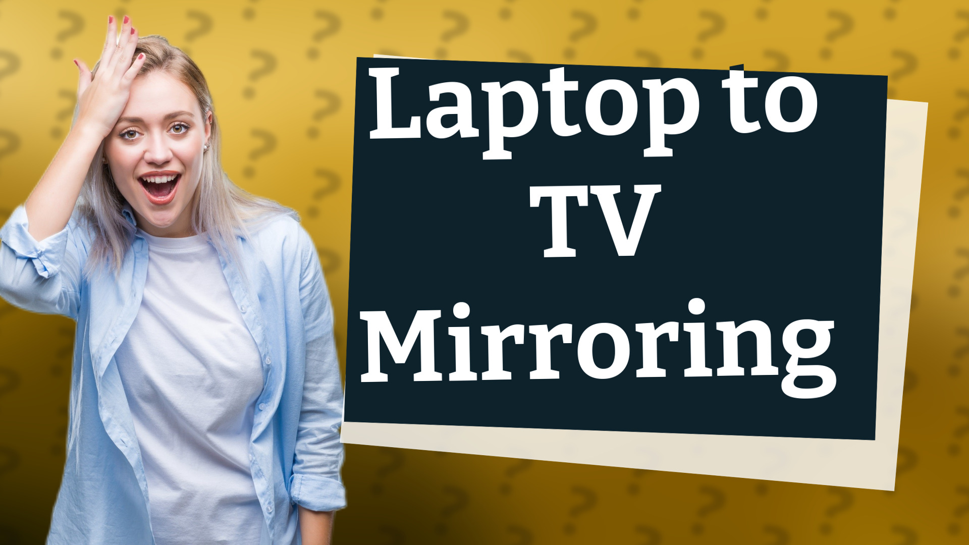 Laptop to TV Mirroring