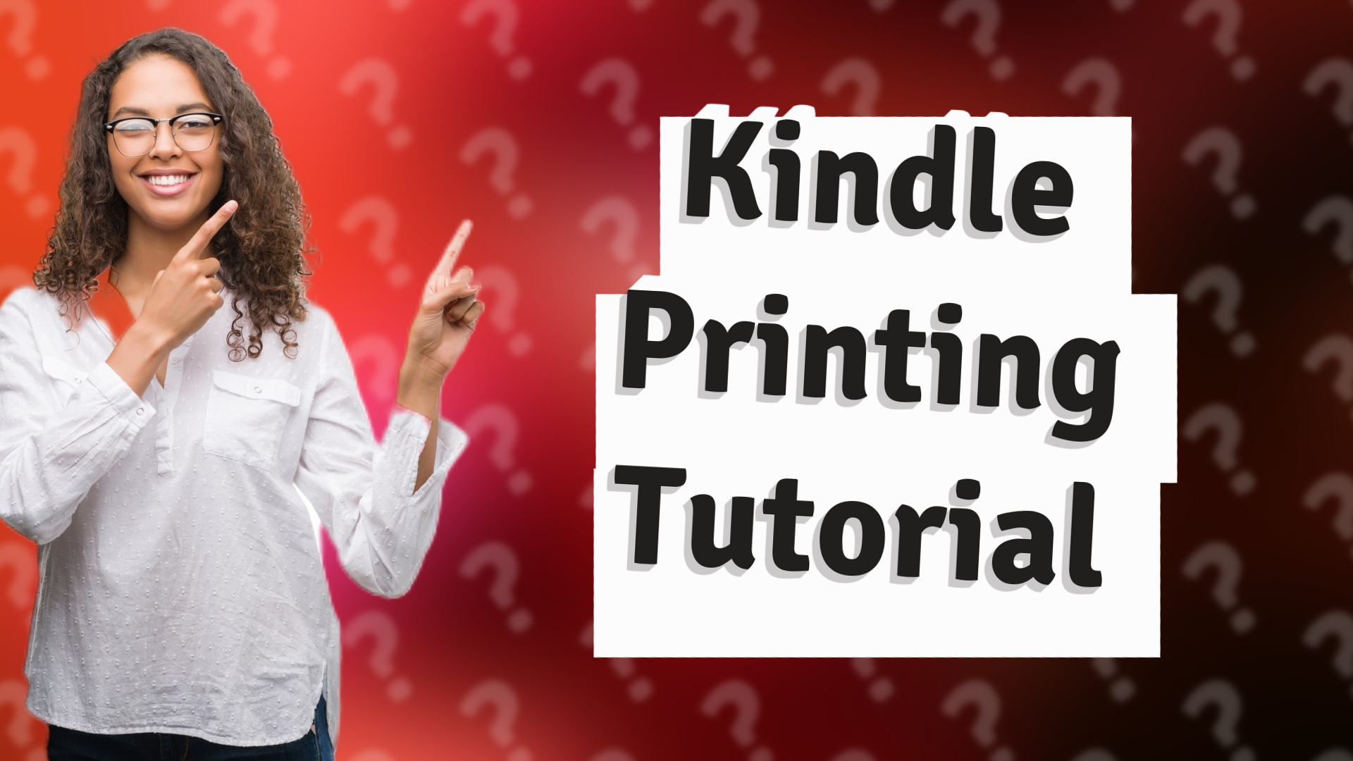 Kindle Printing Tutorial