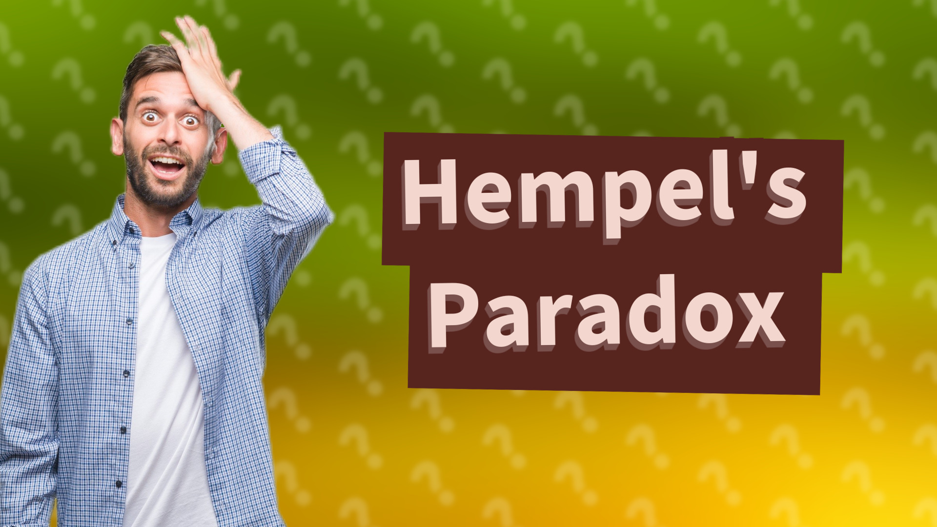 Hempel's Paradox