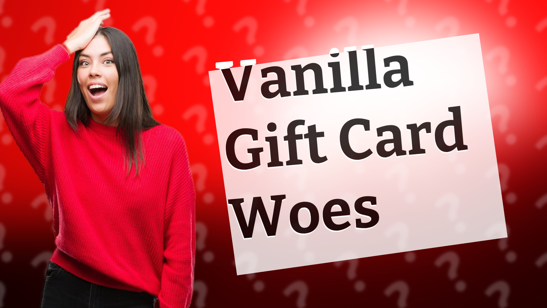 Vanilla Gift Card Woes