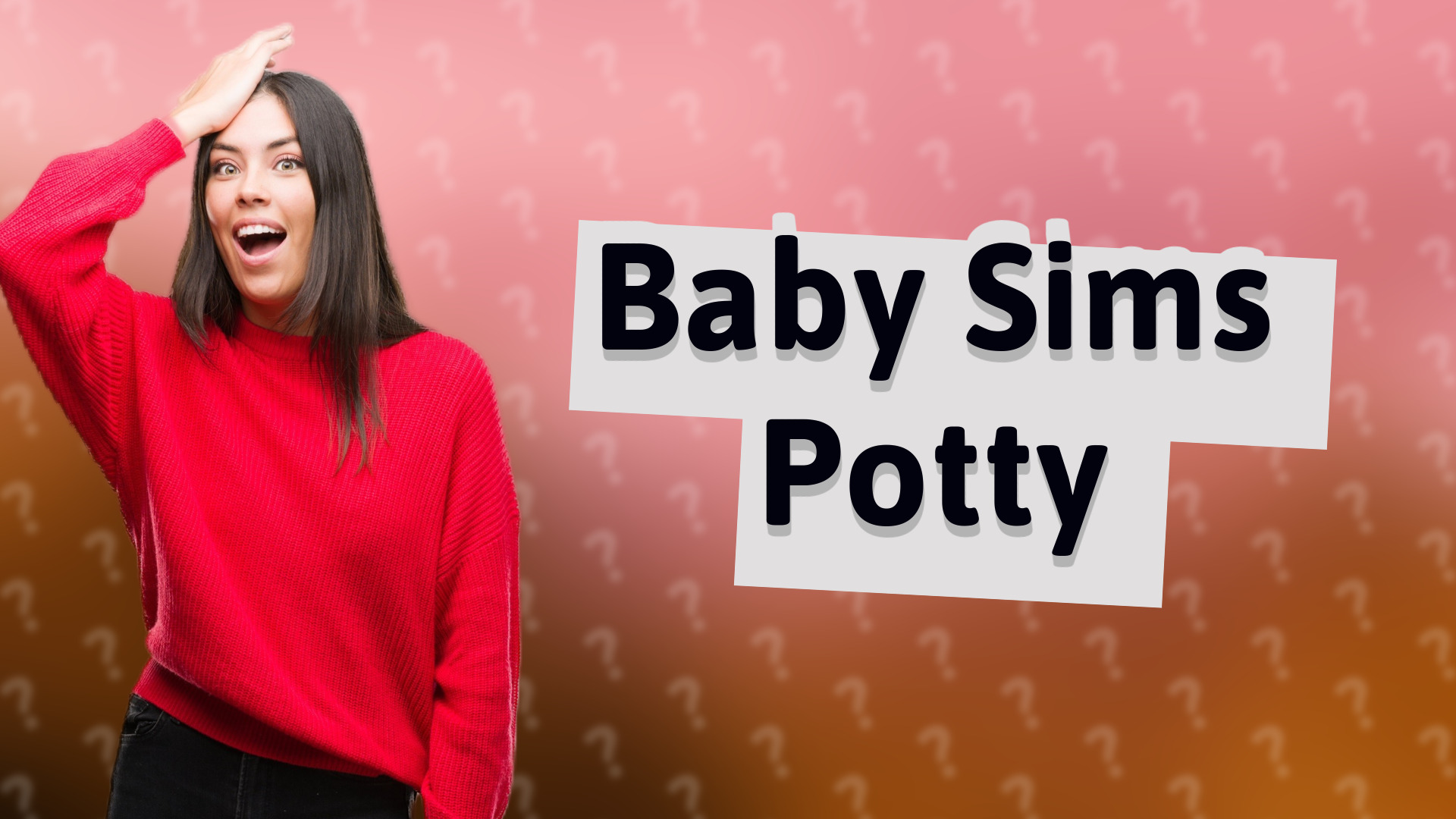 Baby Sims Potty