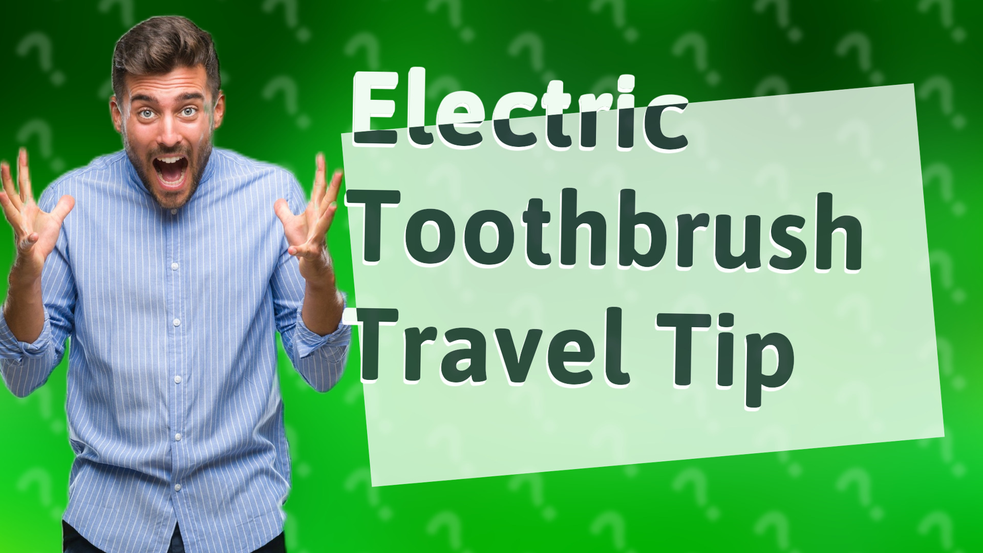 Electric Toothbrush Travel Tip