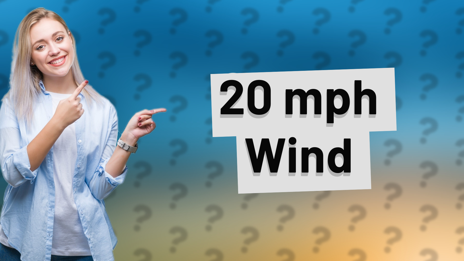 20 mph Wind