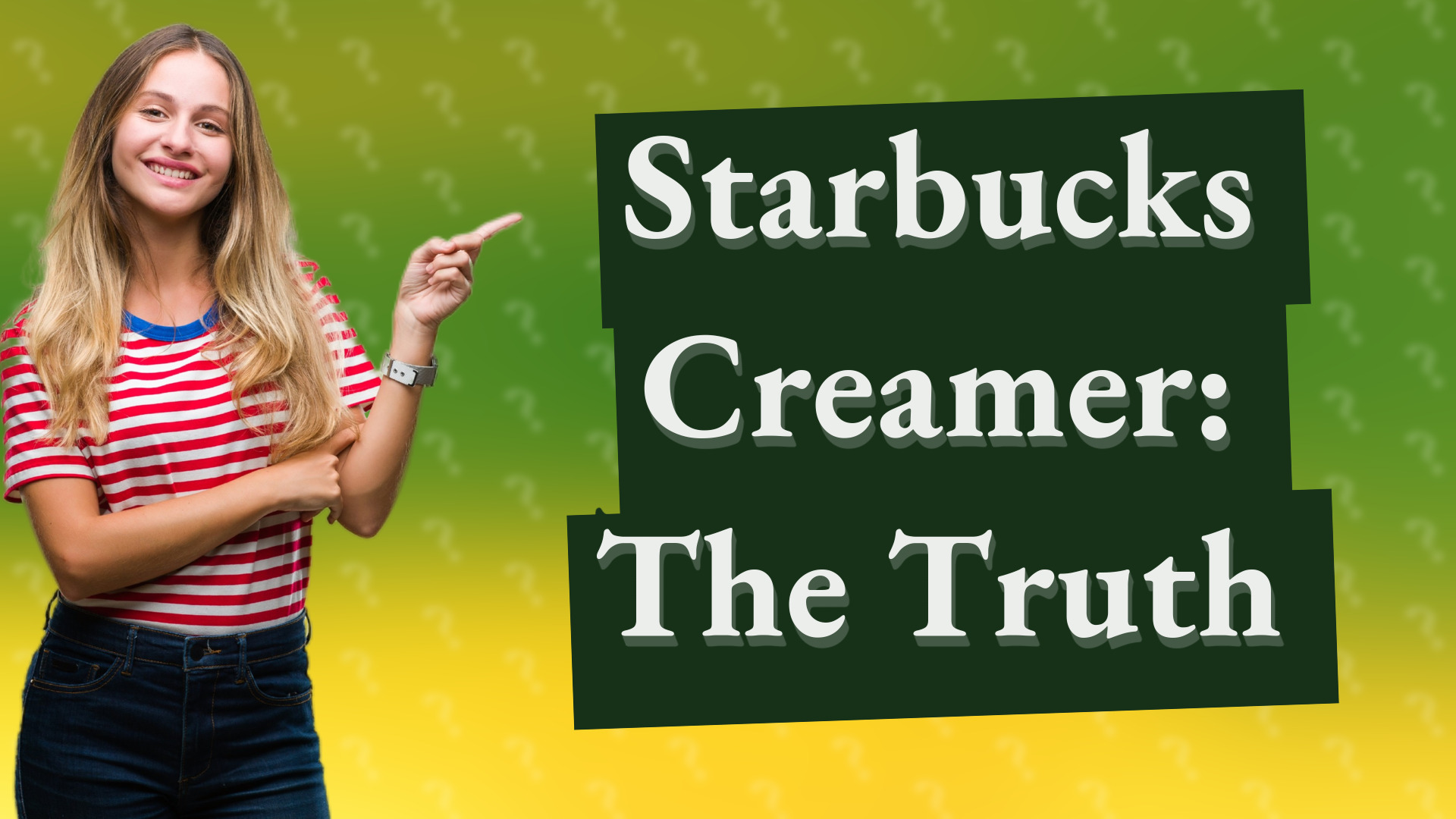 Starbucks Creamer: The Truth