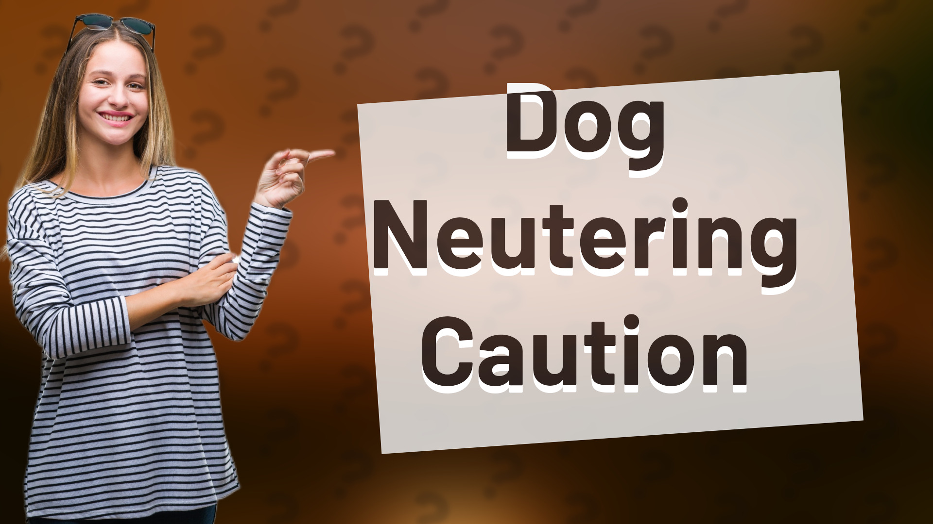 Dog Neutering Caution