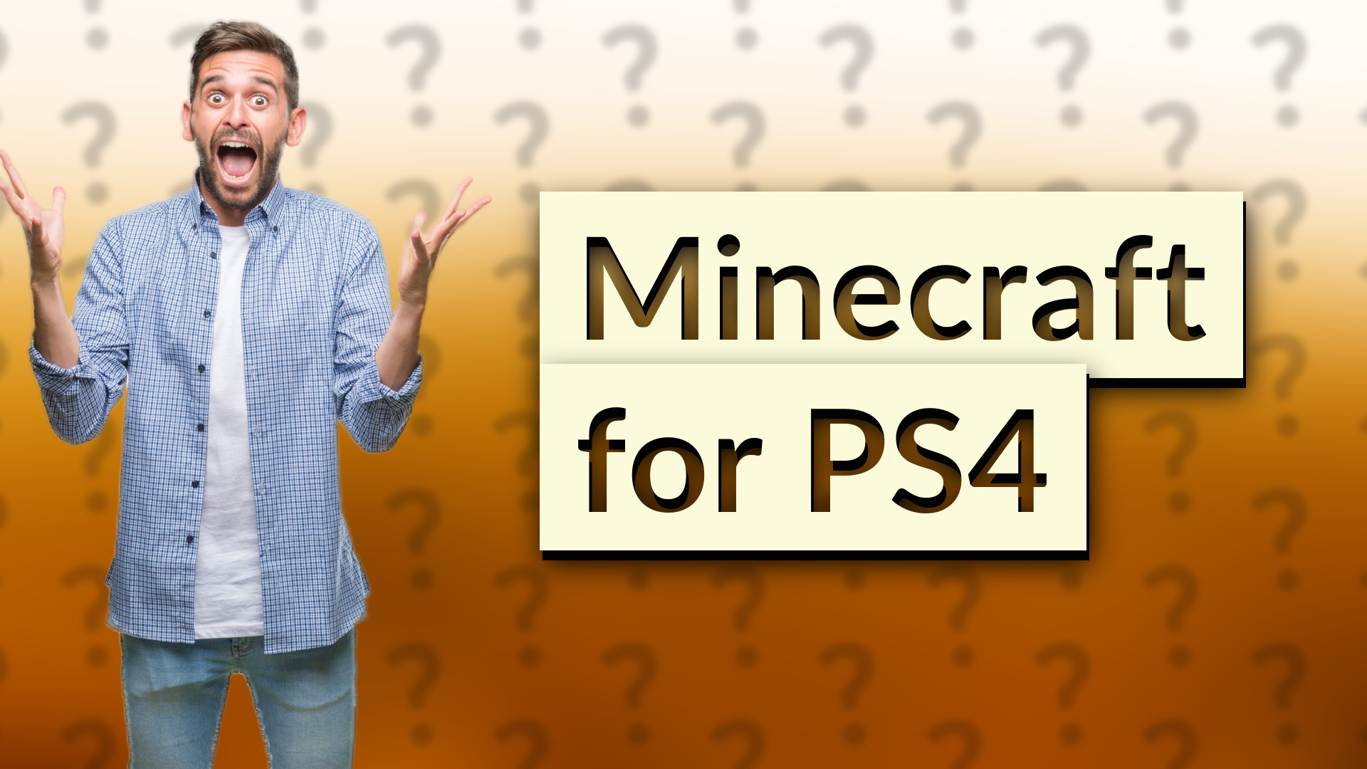 Minecraft for PS4
