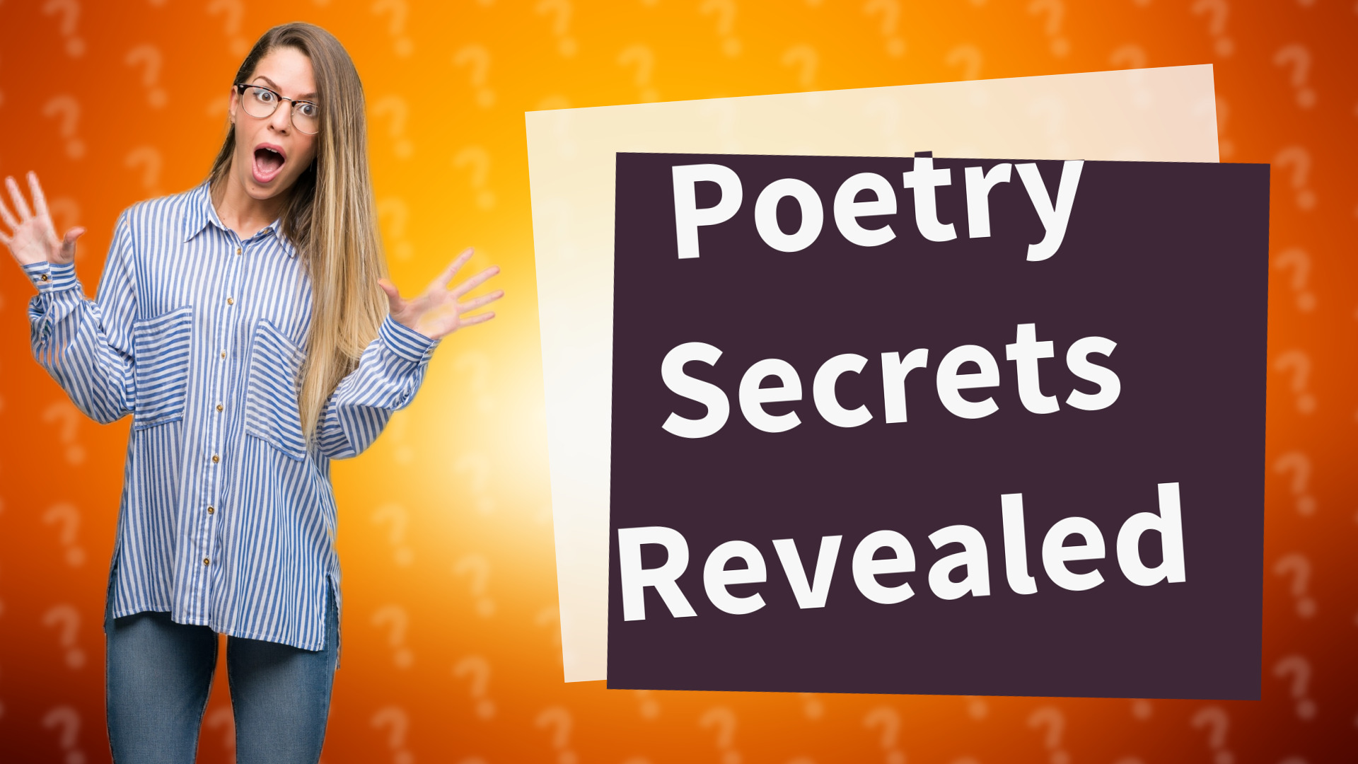 Poetry Secrets Revealed