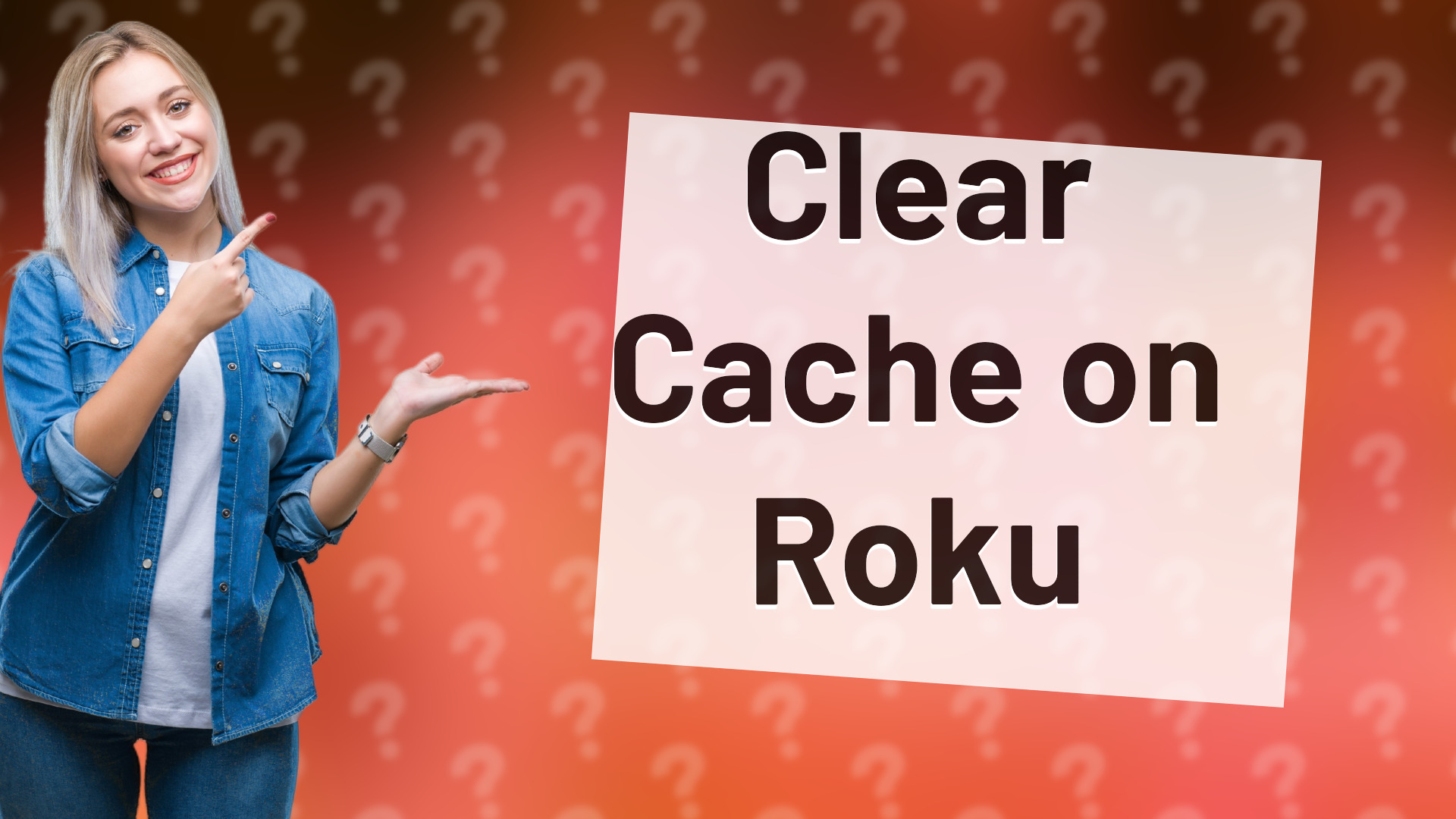 Clear Cache on Roku