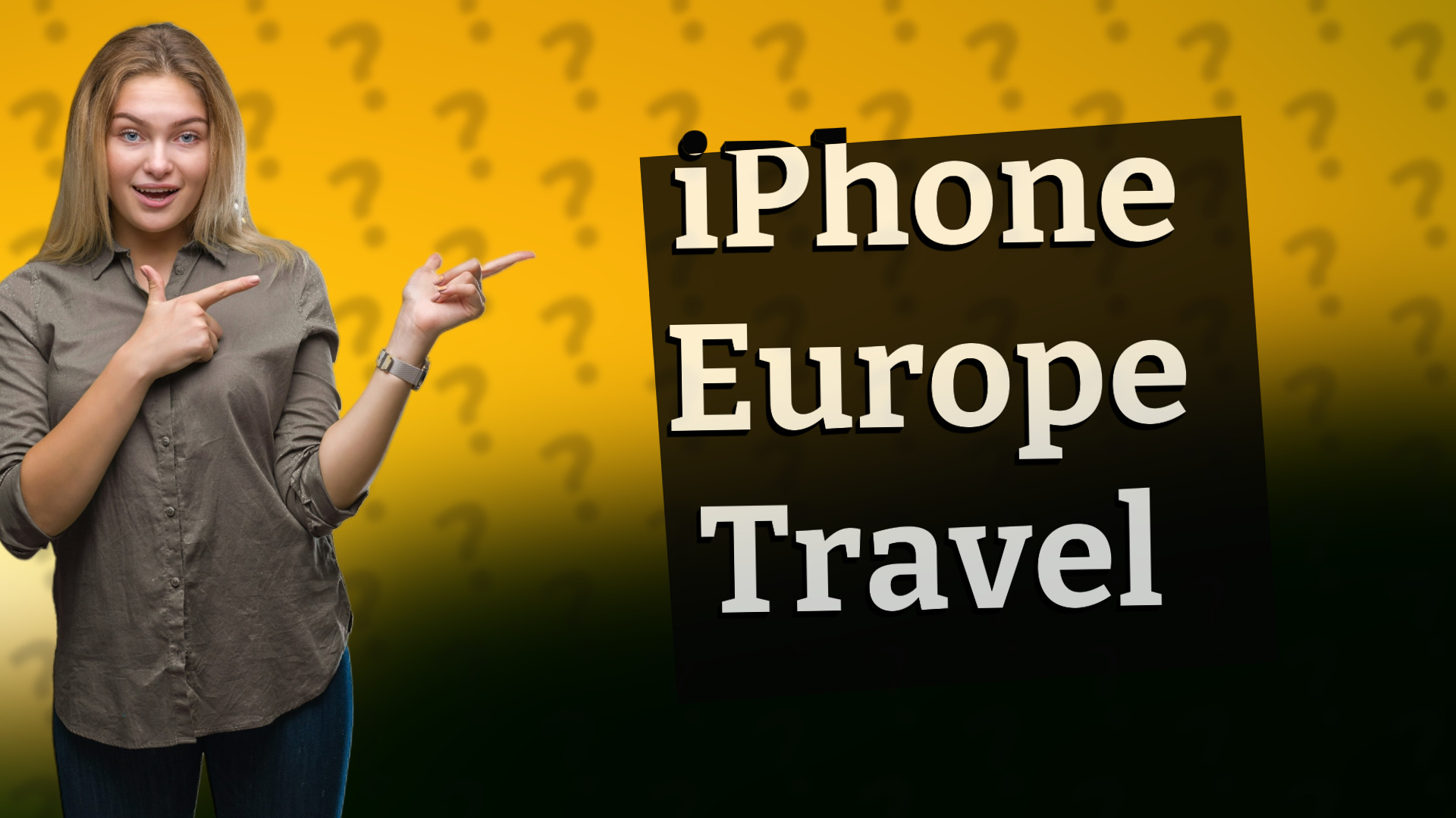 iPhone Europe Travel