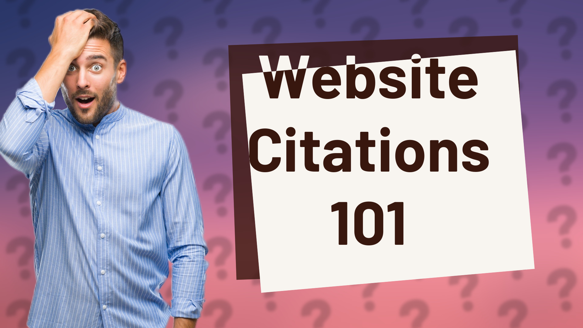 Website Citations 101