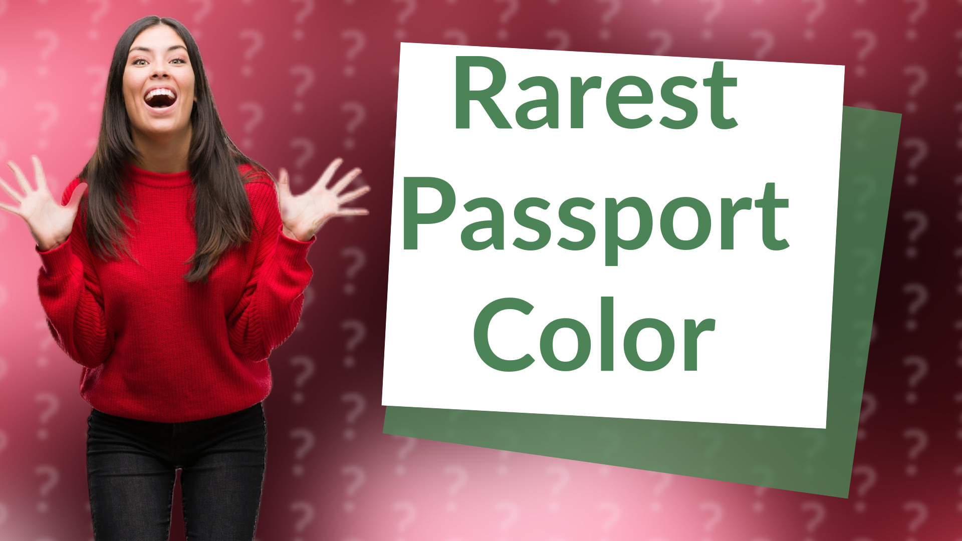 Rarest Passport Color