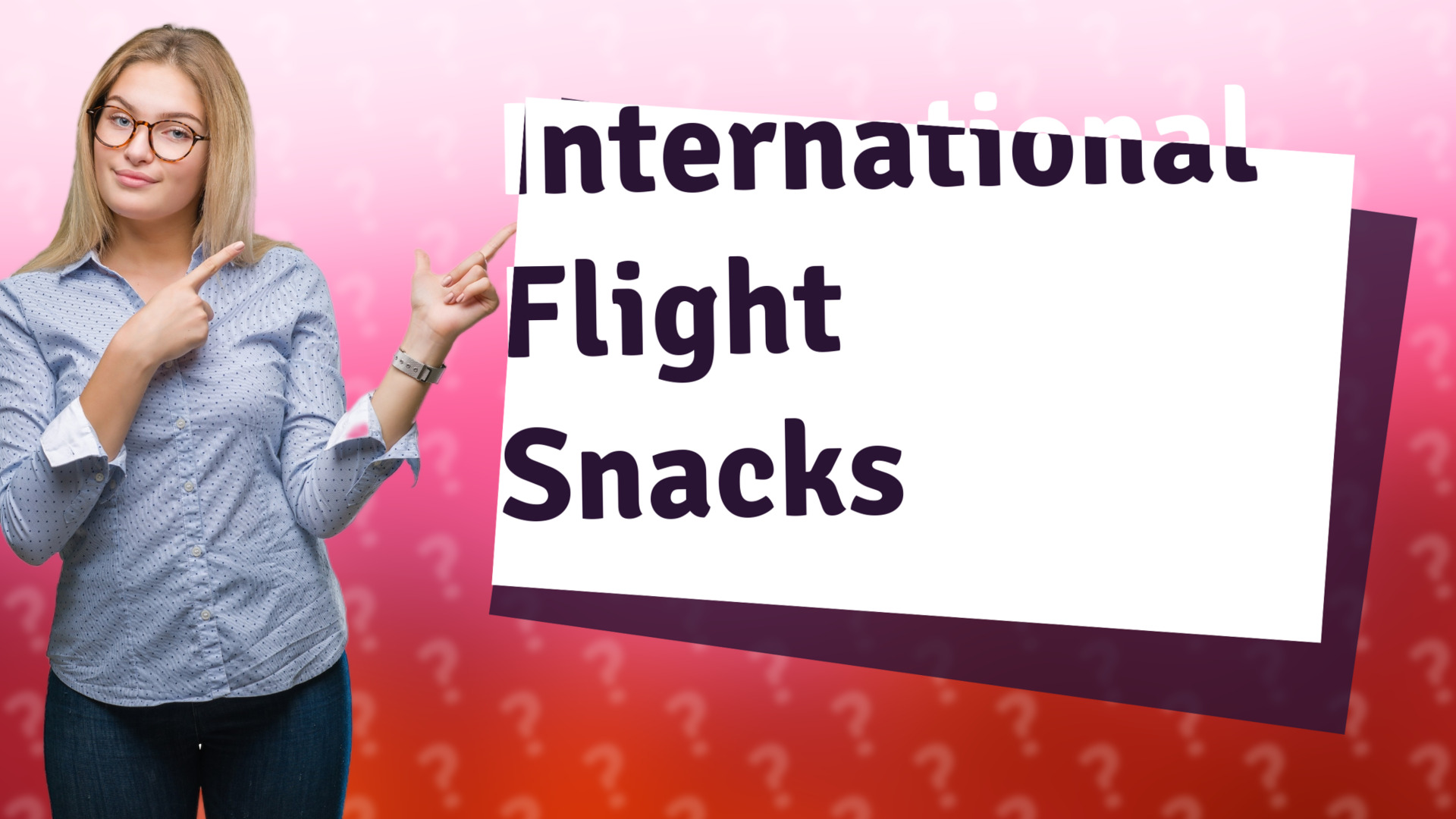 International Flight Snacks