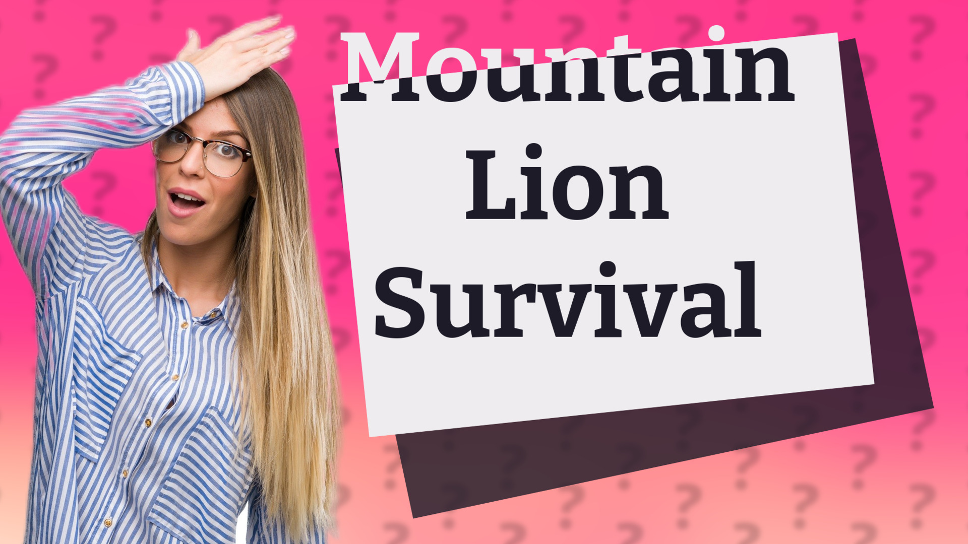 Mountain Lion Survival