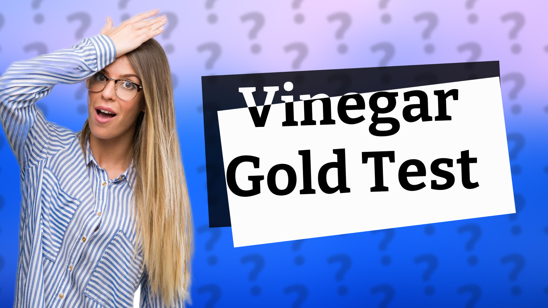 Vinegar Gold Test