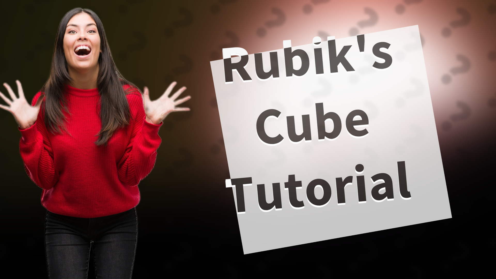Rubik's Cube Tutorial