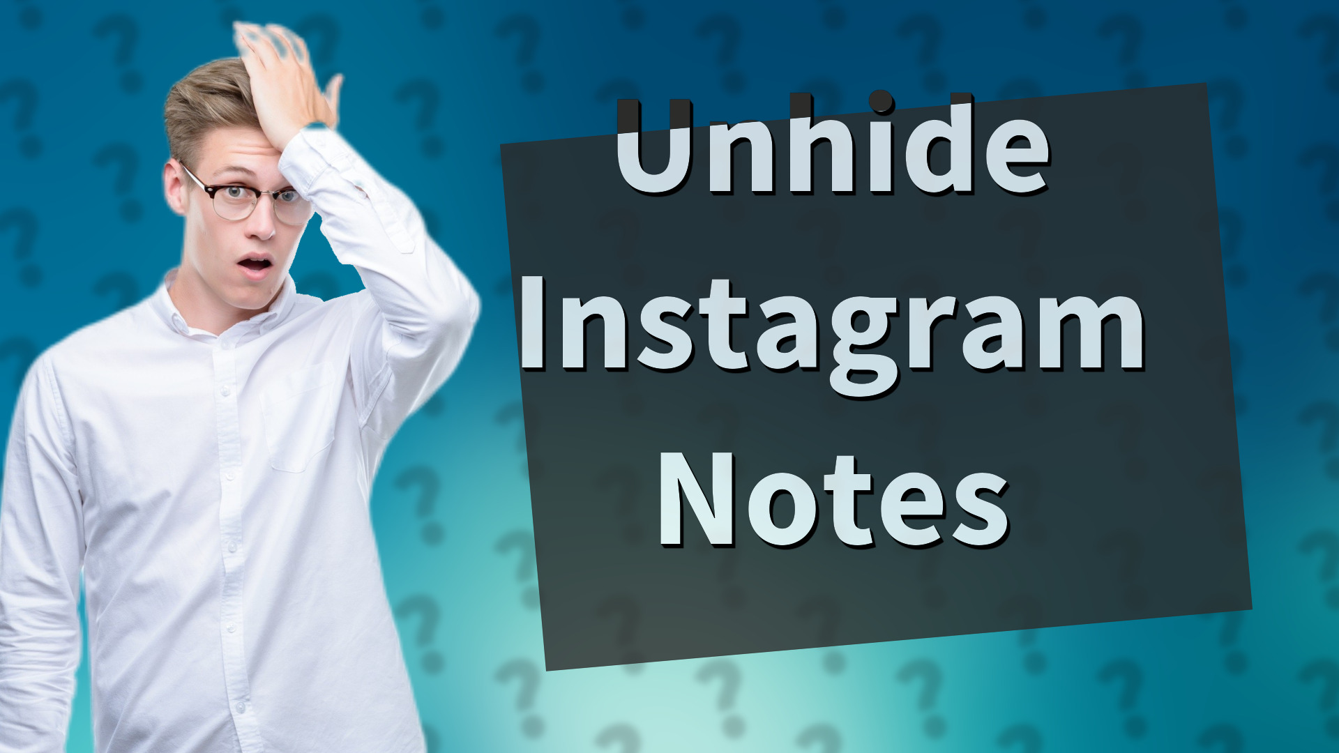 Unhide Instagram Notes