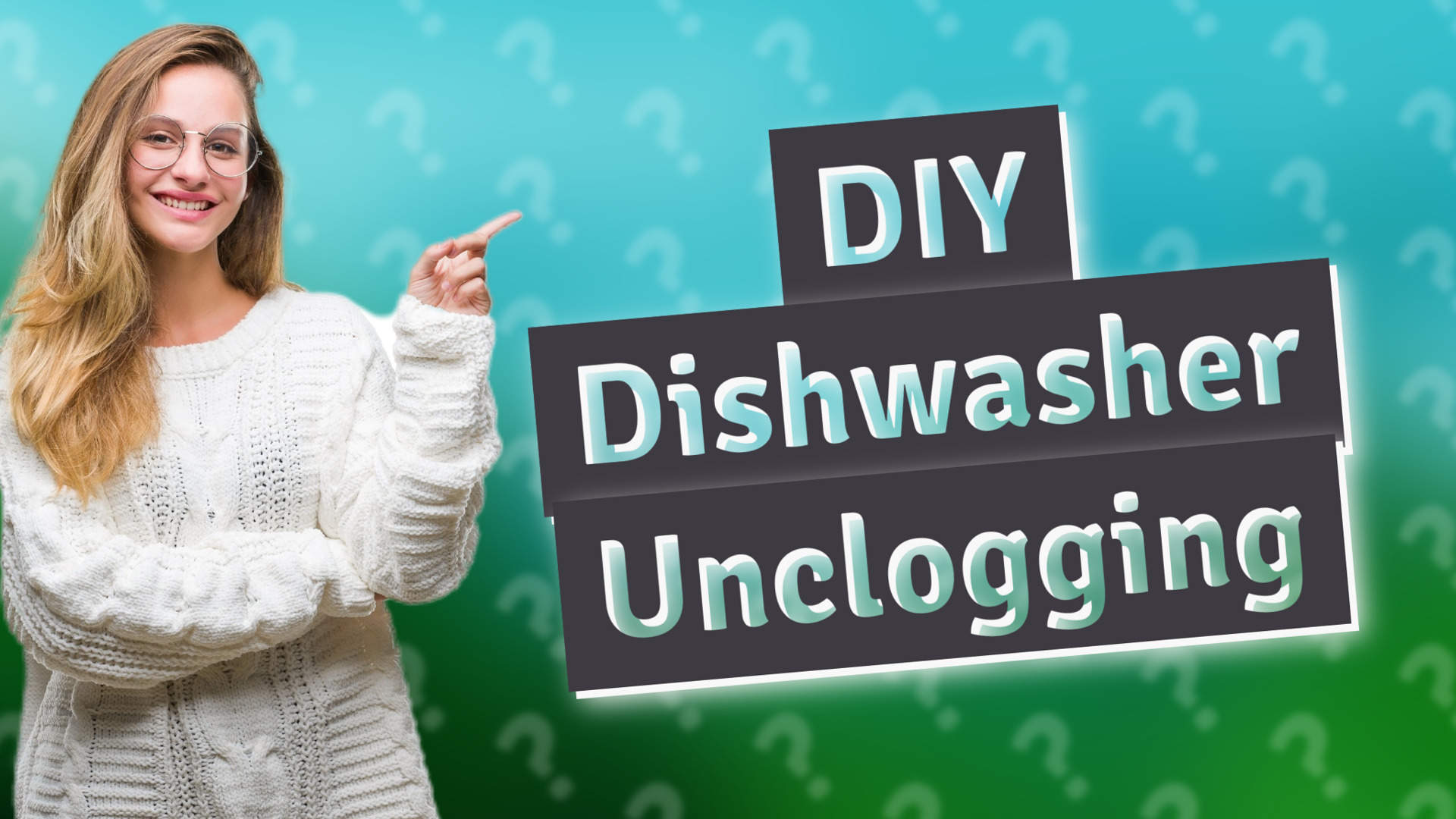 DIY Dishwasher Unclogging