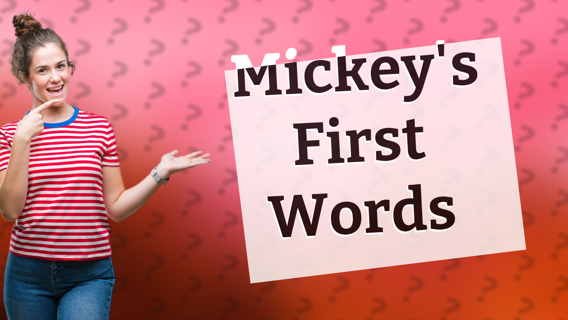 Mickey's First Words