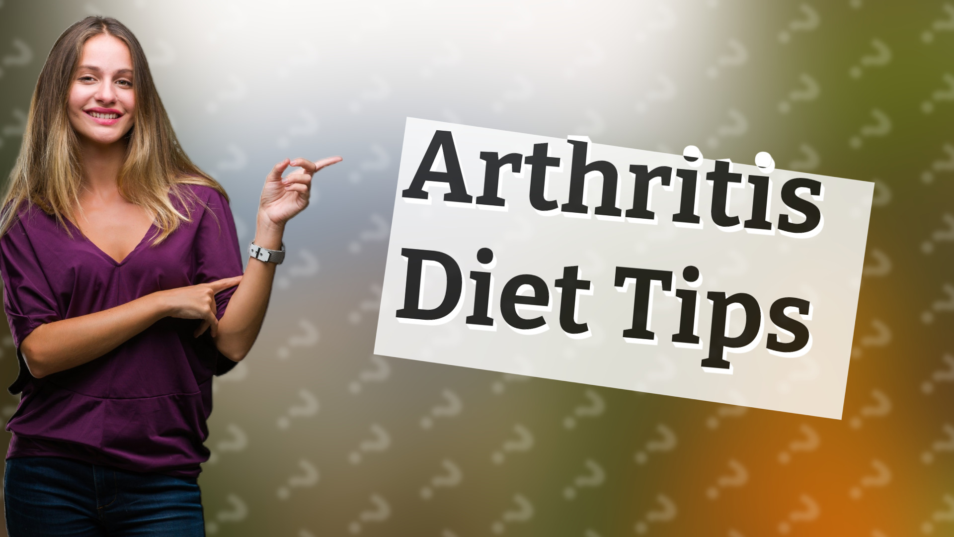 Arthritis Diet Tips