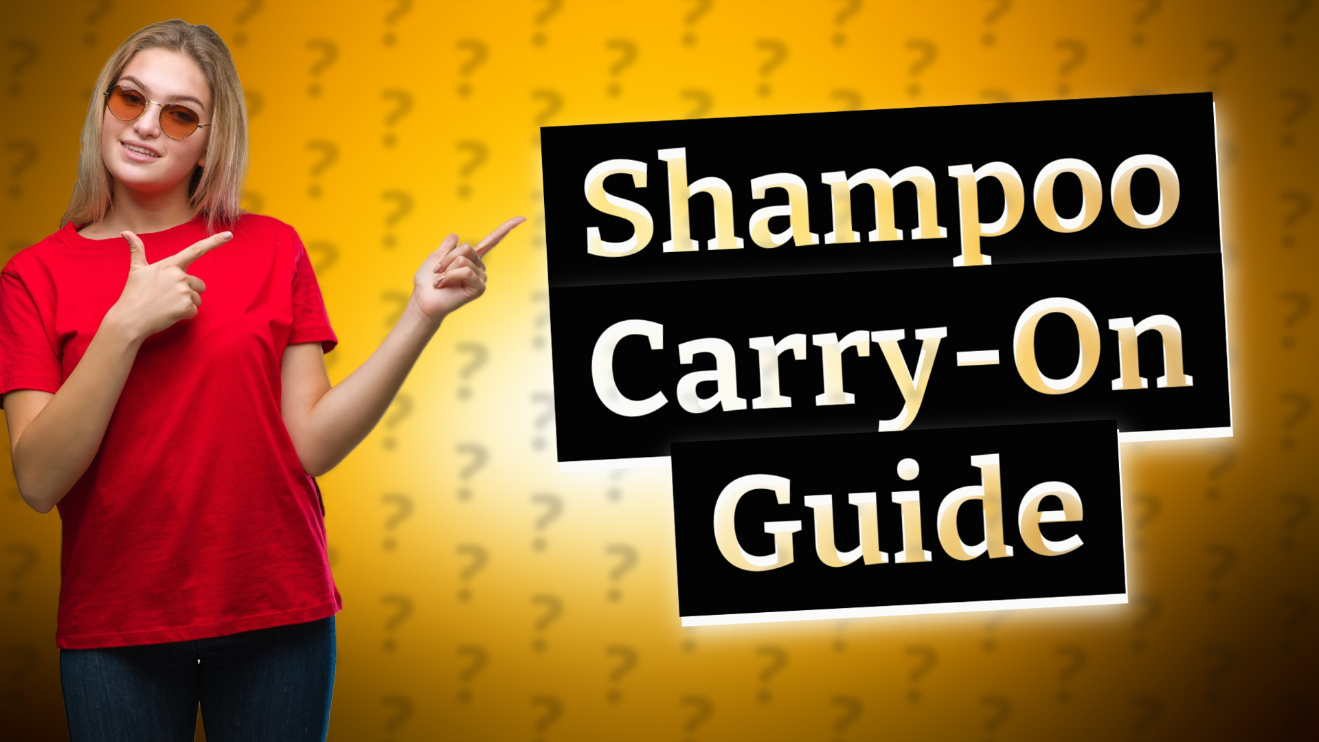 Shampoo Carry-On Guide