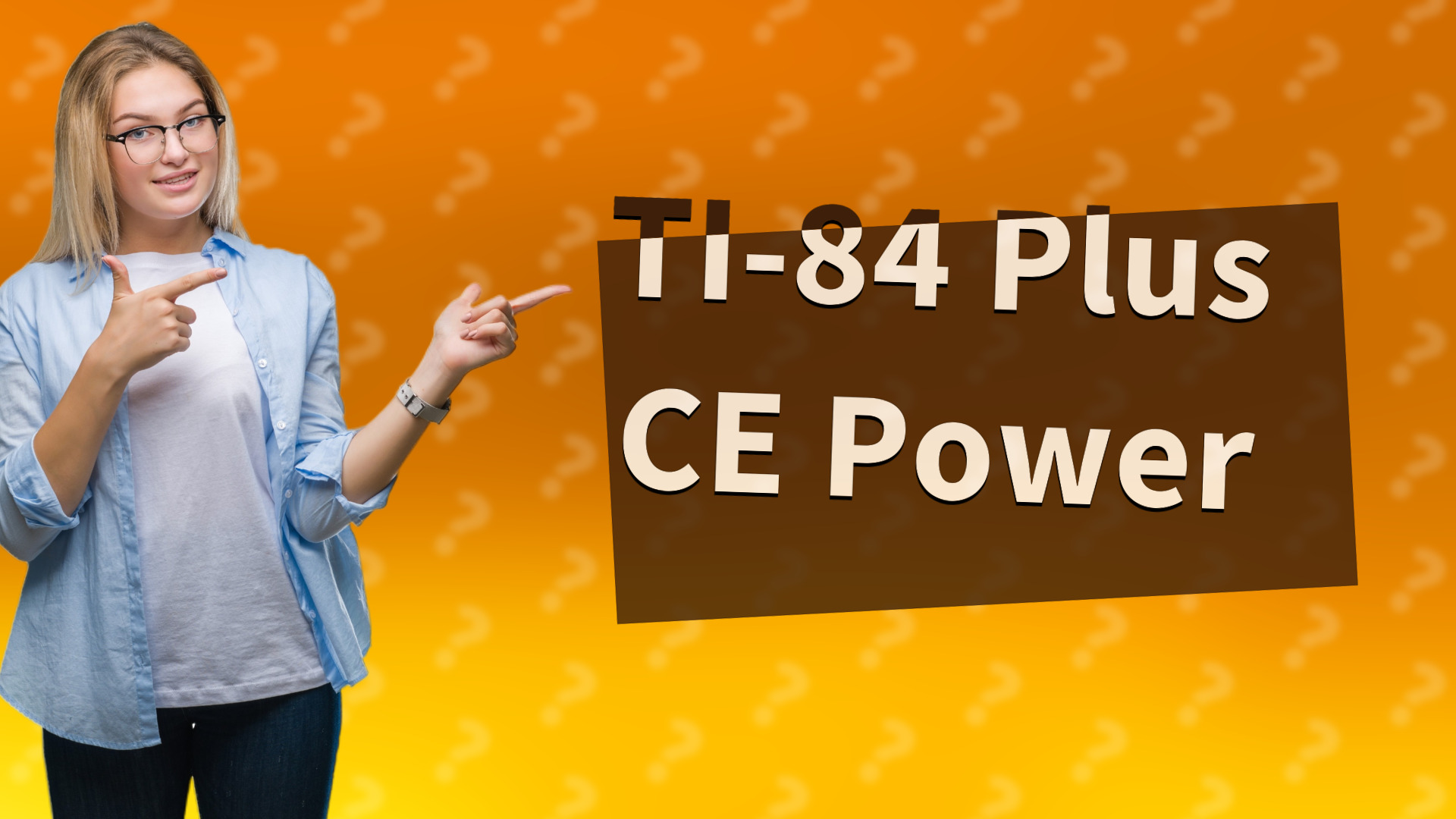 TI-84 Plus CE Power