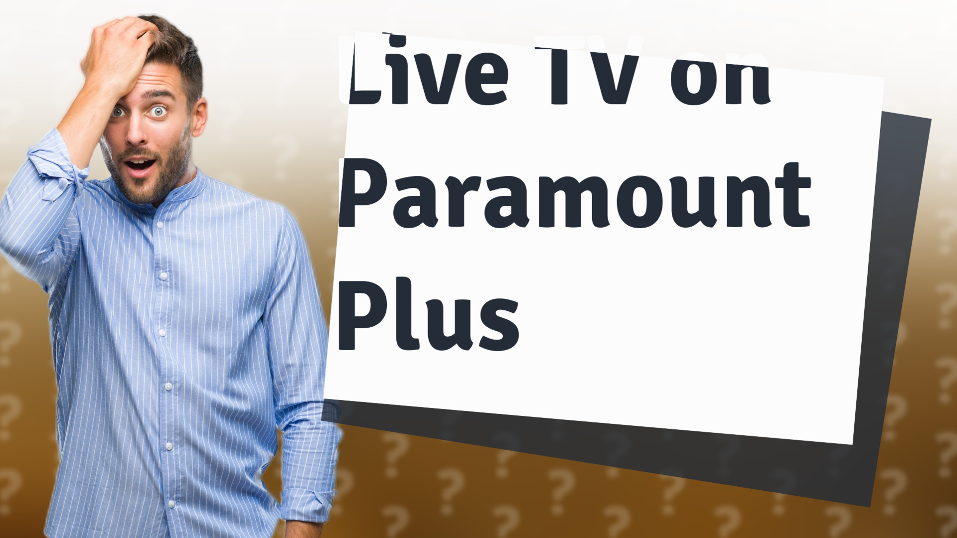 Live TV on Paramount Plus