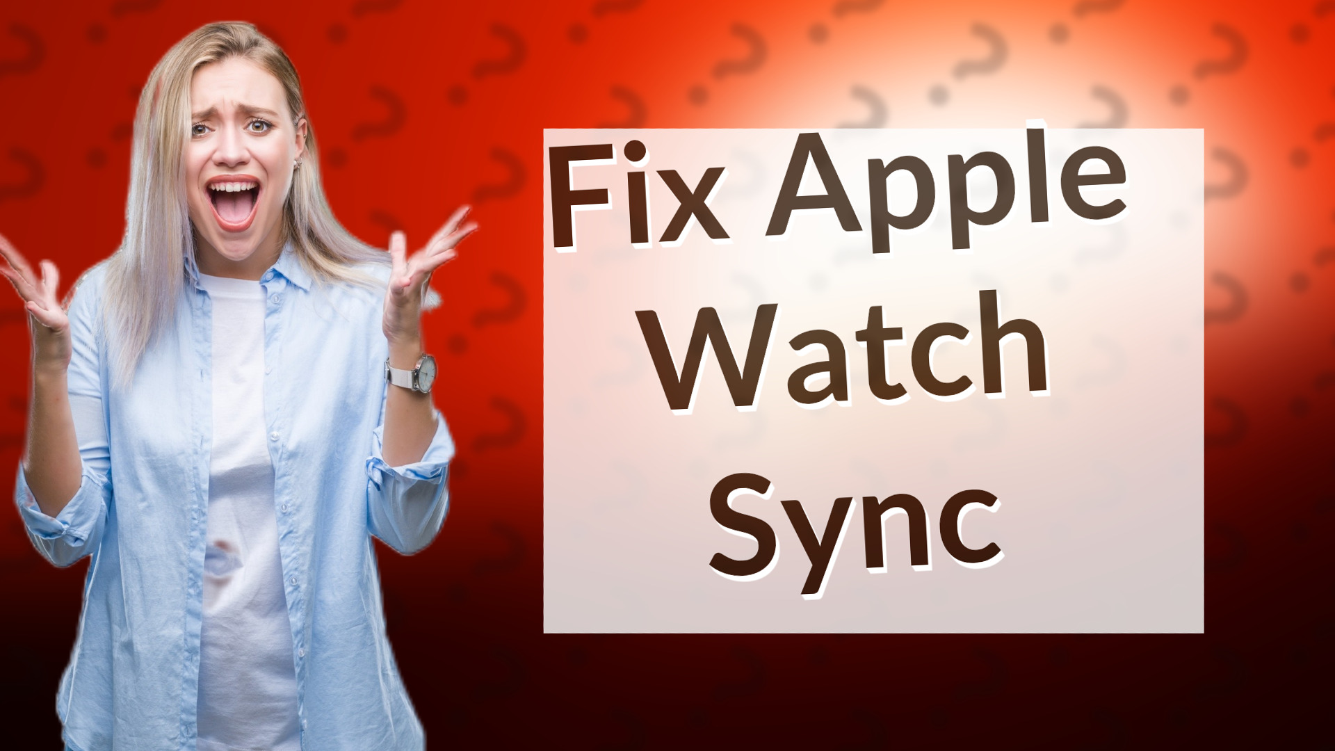 Fix Apple Watch Sync