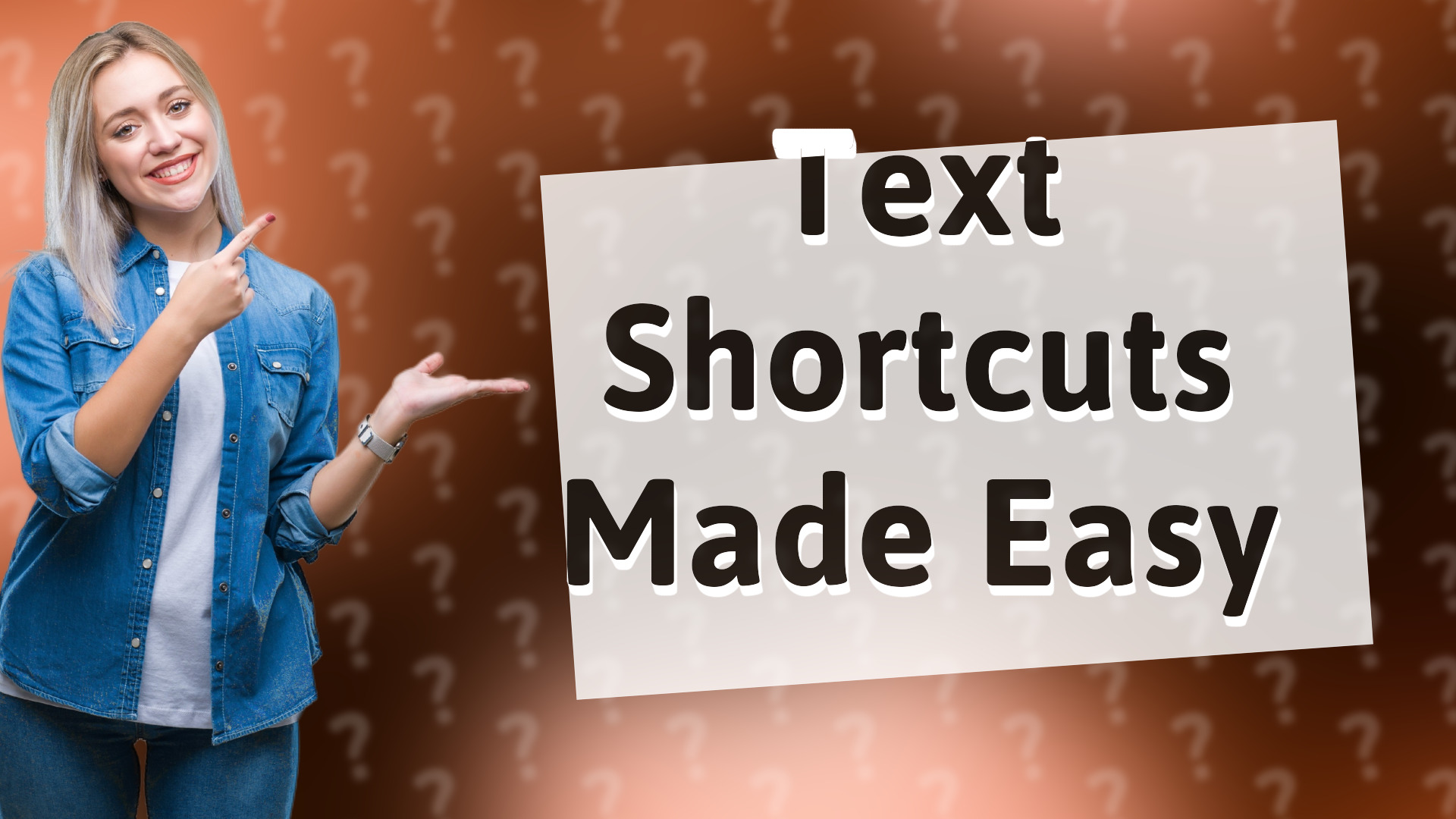 Text Shortcuts Made Easy