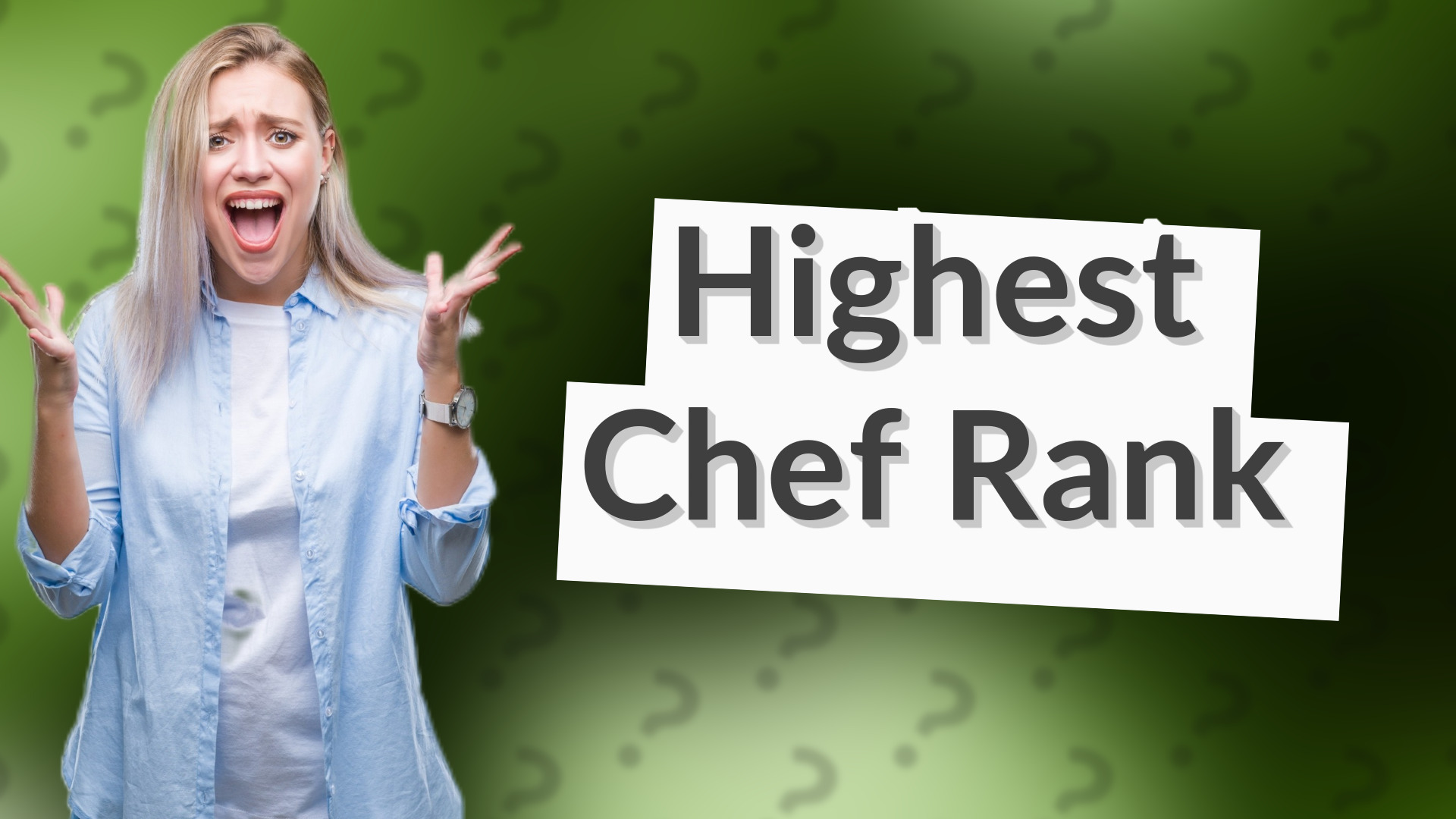 Highest Chef Rank