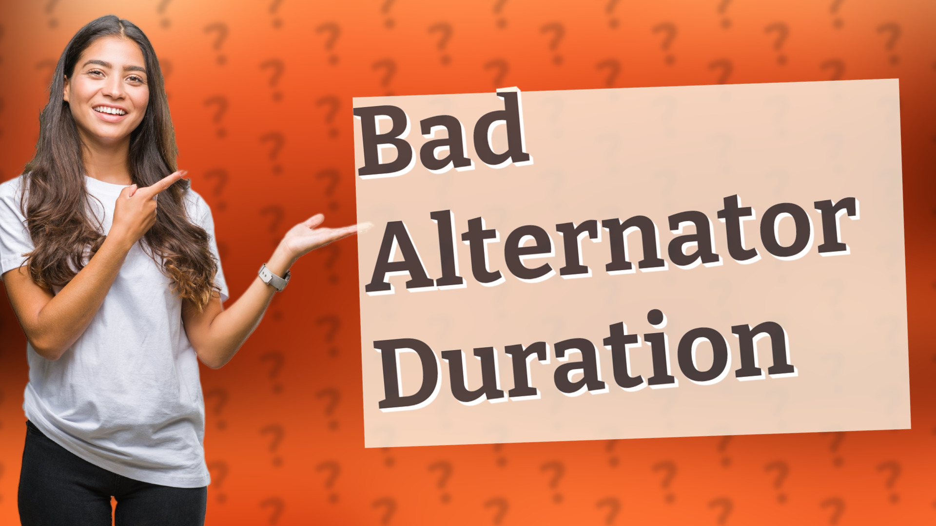 Bad Alternator Duration