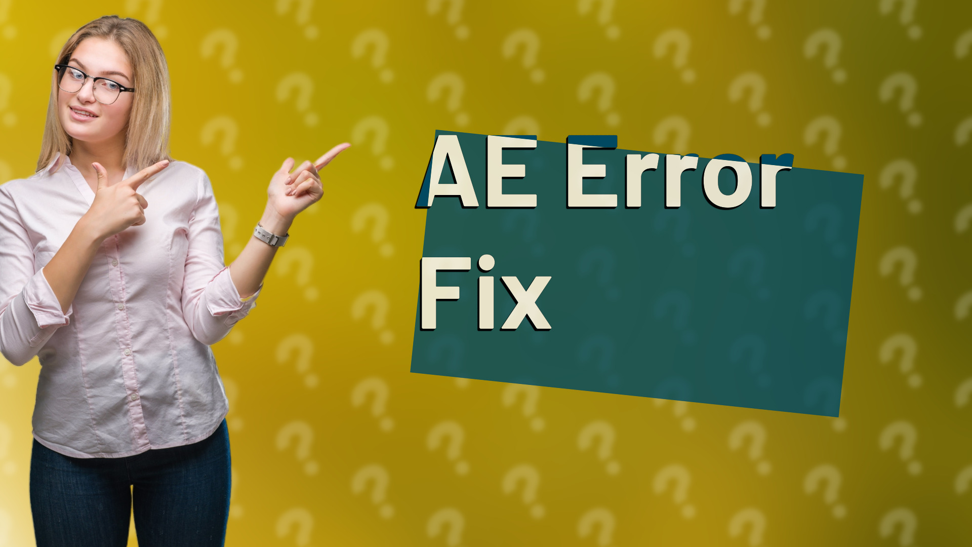 AE Error Fix