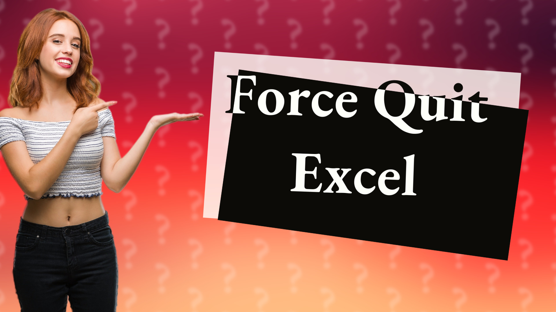Force Quit Excel